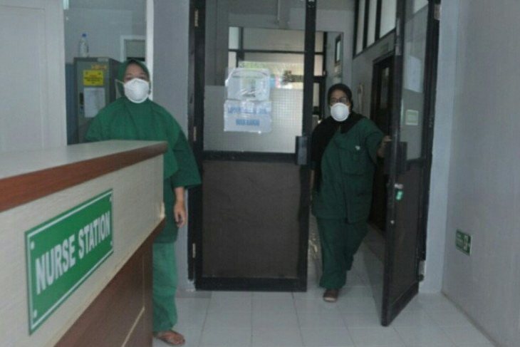 Ruang isolasi RSMH Palembang