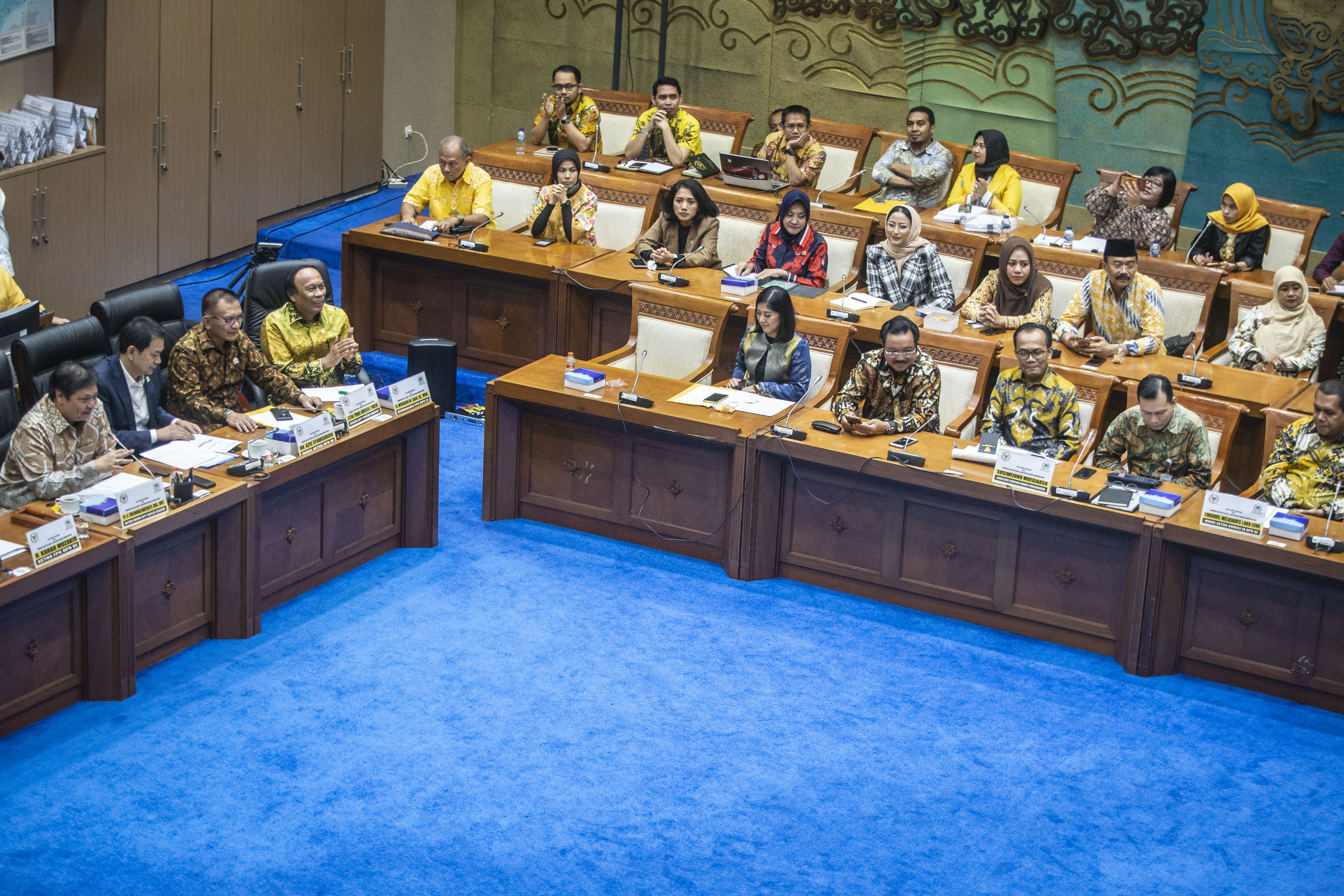 Fraksi Golkar DPR menggelar FGD membahas RUU Cipta Kerja, 26 Februari lalu.