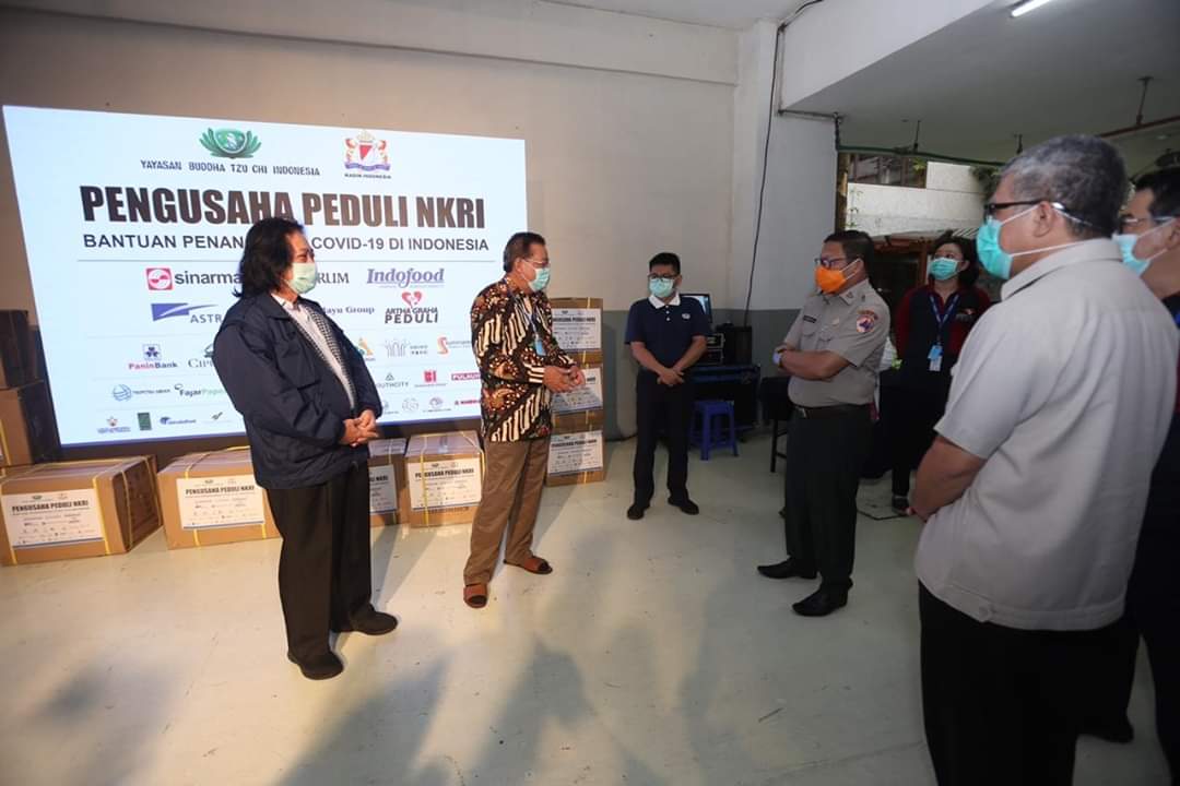 Kadin menggandeng Yayasan Buddha Tzu Chi Indonesia untuk melanjutkan donasi alat kesehatan bagi penanganan pandemi virus korona (Covid-19).