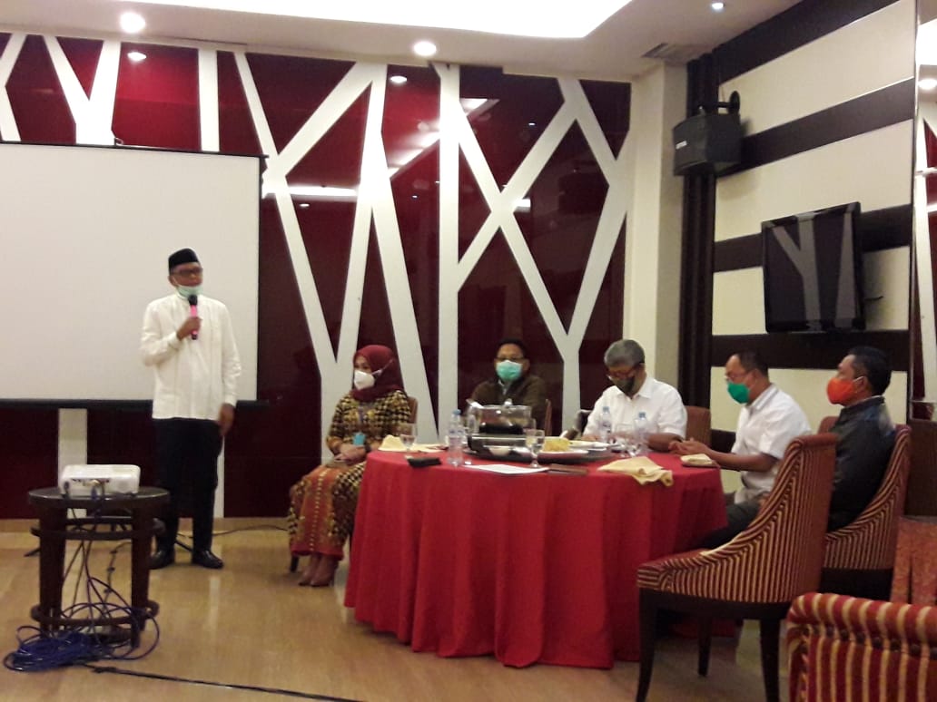 Penjelasan Pemprov Sulawesi Selatan refocusing anggaran untuk penanganan covid-19 di Sulsel, Rabu  (24/4/2020).