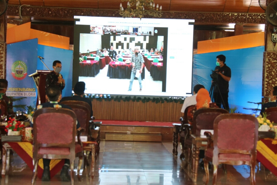 Musrebang rencana kerja pemerintah daerah Kabupaten Blora 2020, Kamis (9/4/2020).