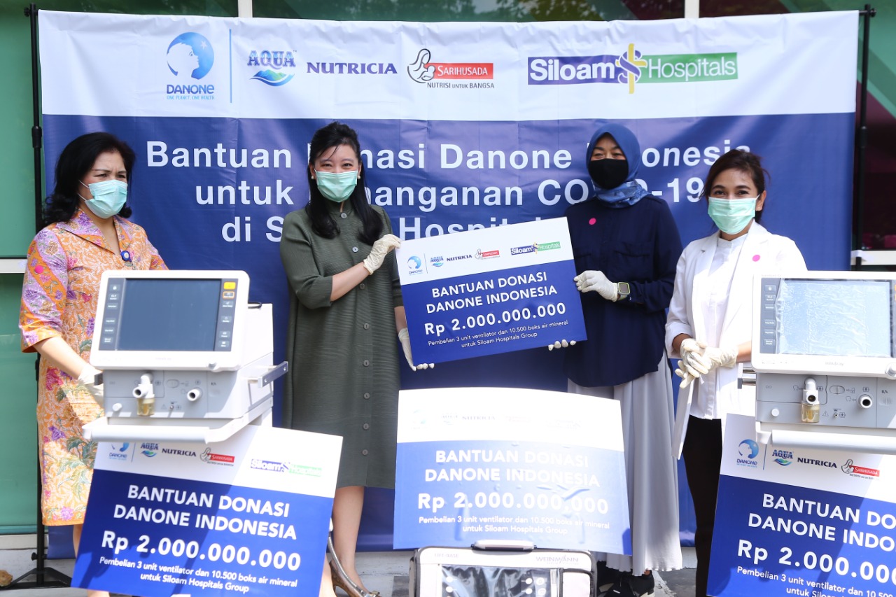 Danone Indonesia Bantu Pengadaan Ventilator di Siloam Hospitals