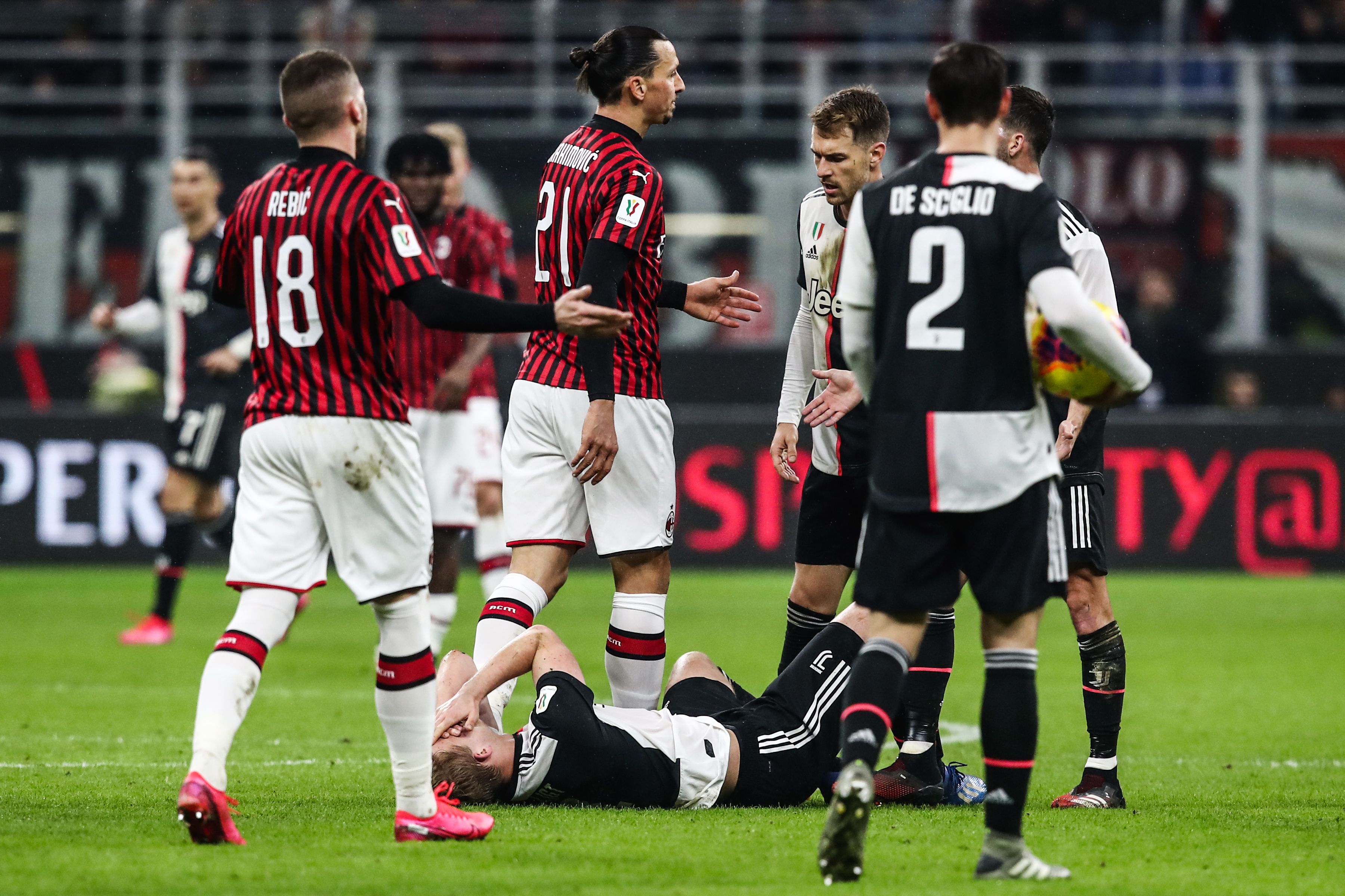 Laga Serie A antara Juventus dan AC Milan