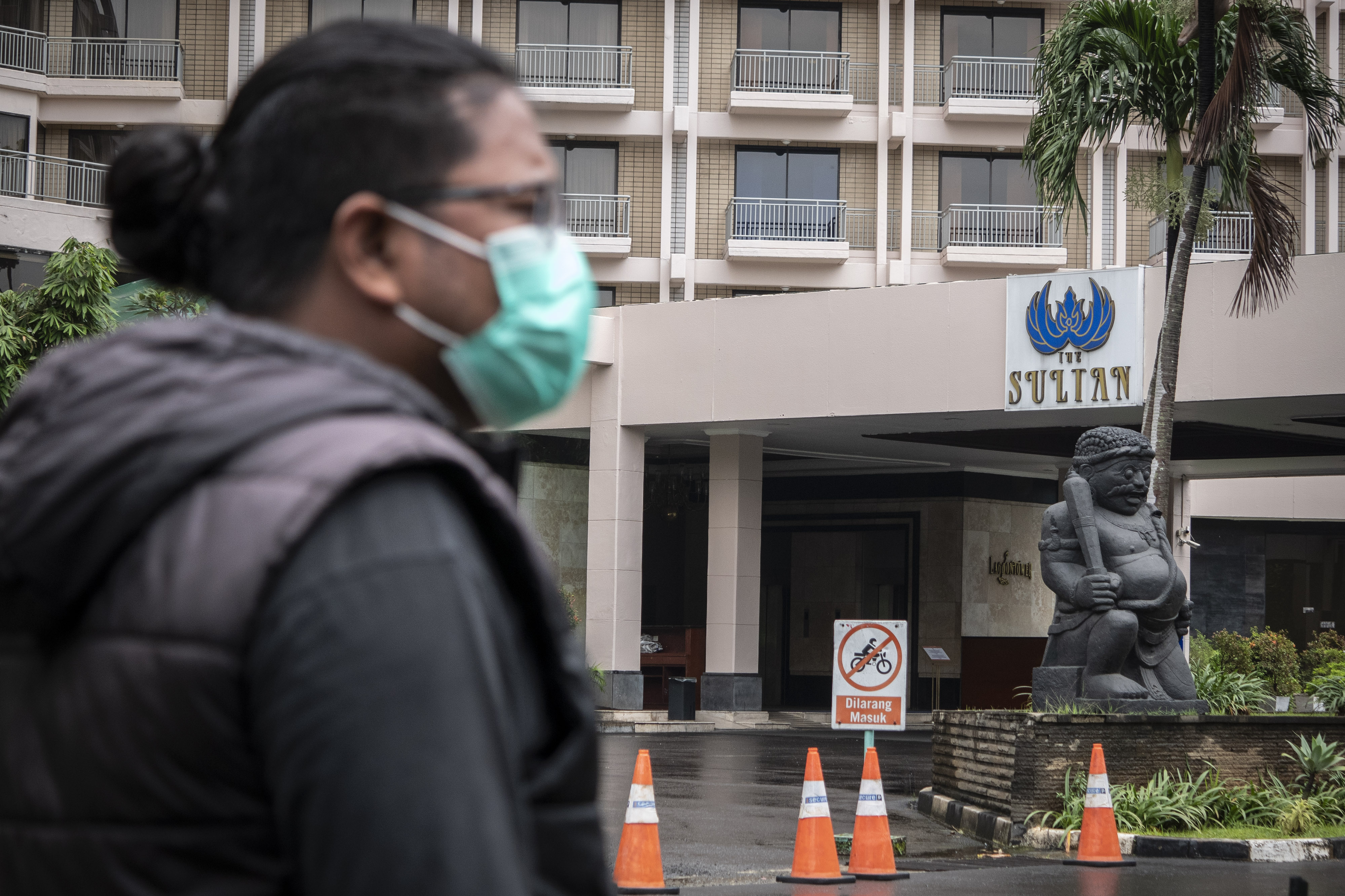 Suasana hotel di Jakarta saat PSBB