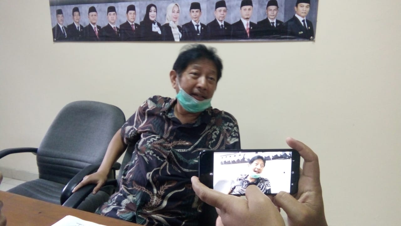 Tjahja Wandawa, pengurus Yayasan Bhakti sekaligus  anggota DPRD Komisi II Partai NasDem, Kota Tasikmalaya,