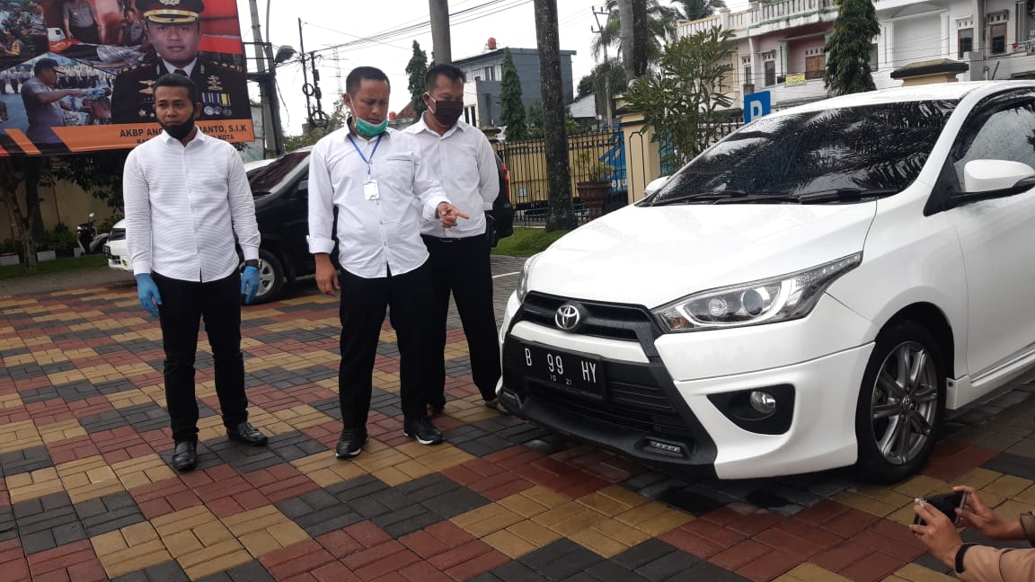 Inilah mobil milik Anton Charliyan yang dicuri pelajar SMA di tempat pencucian mobil di Kota Tasikmalaya, Jawa Barat