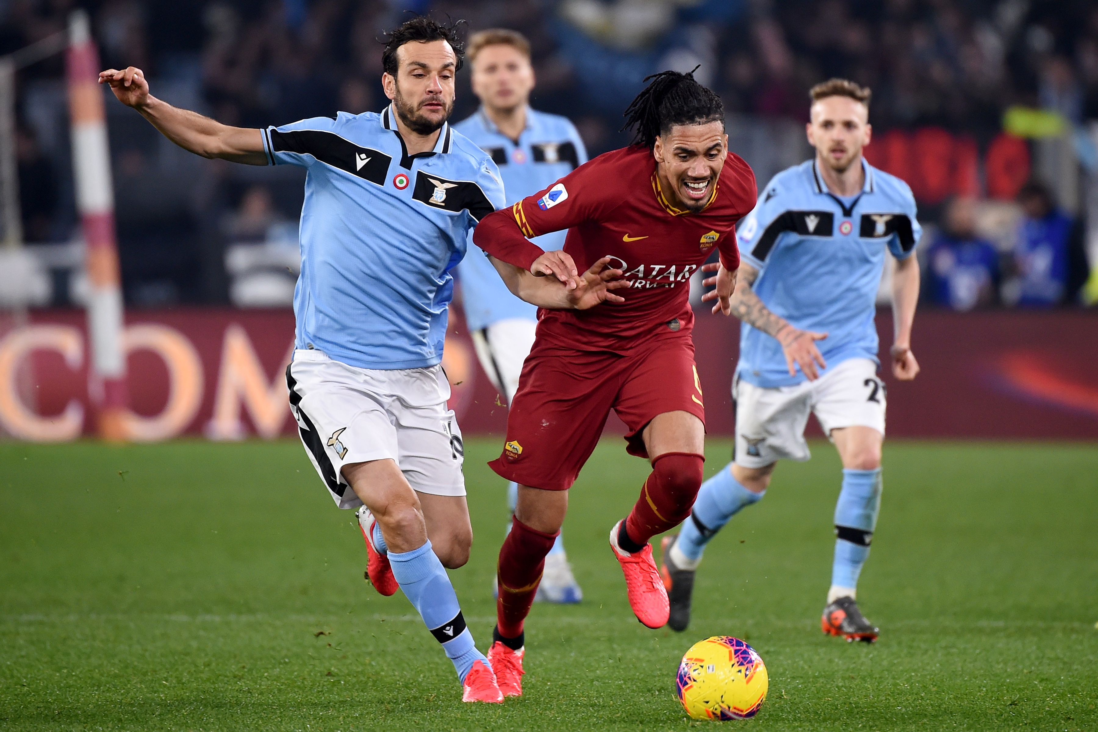 Laga Serie A antara Lazio dan AS Roma