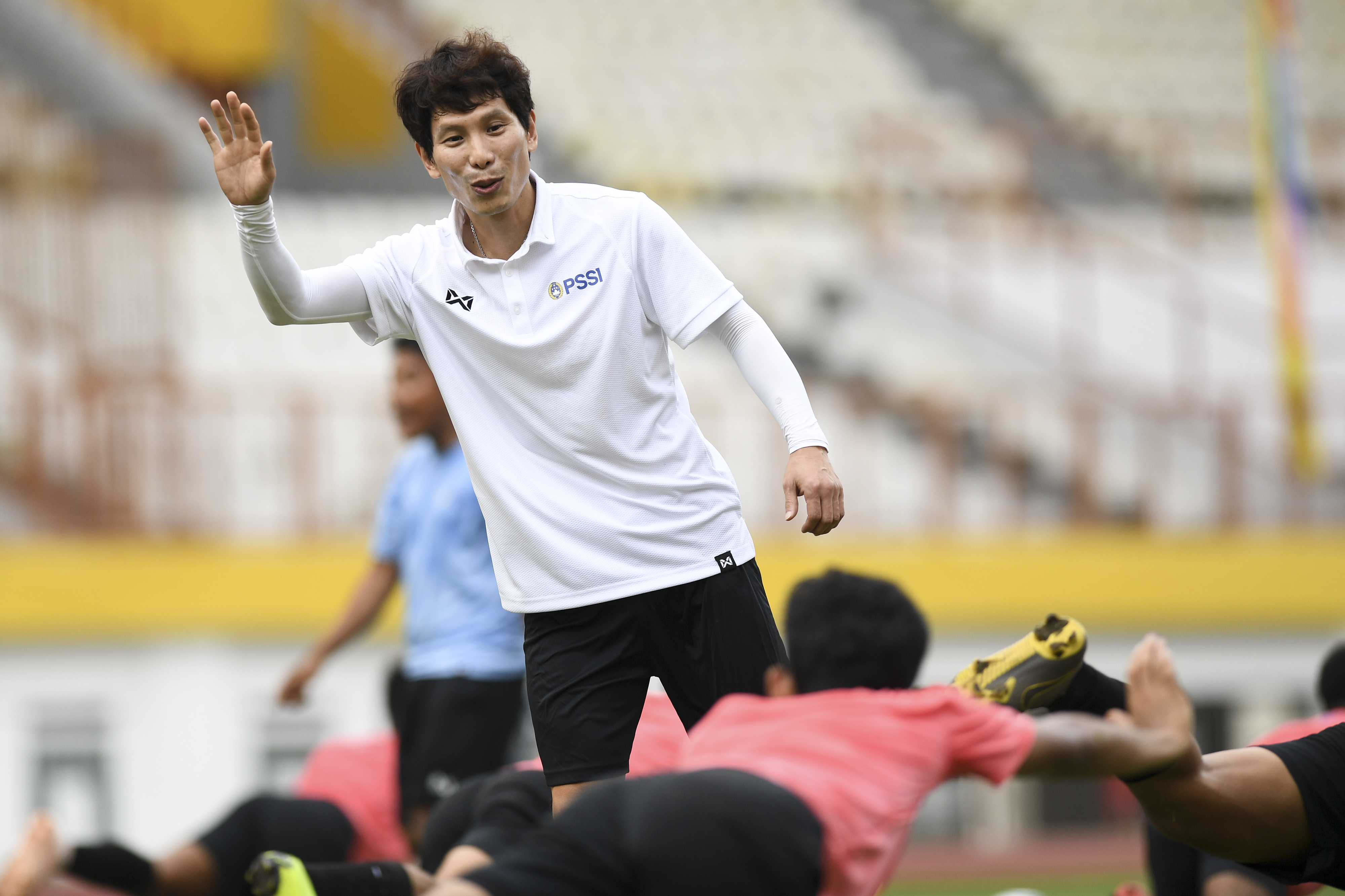 Asisten pelatih tim nasional Imdonesia Gong Oh Kyun