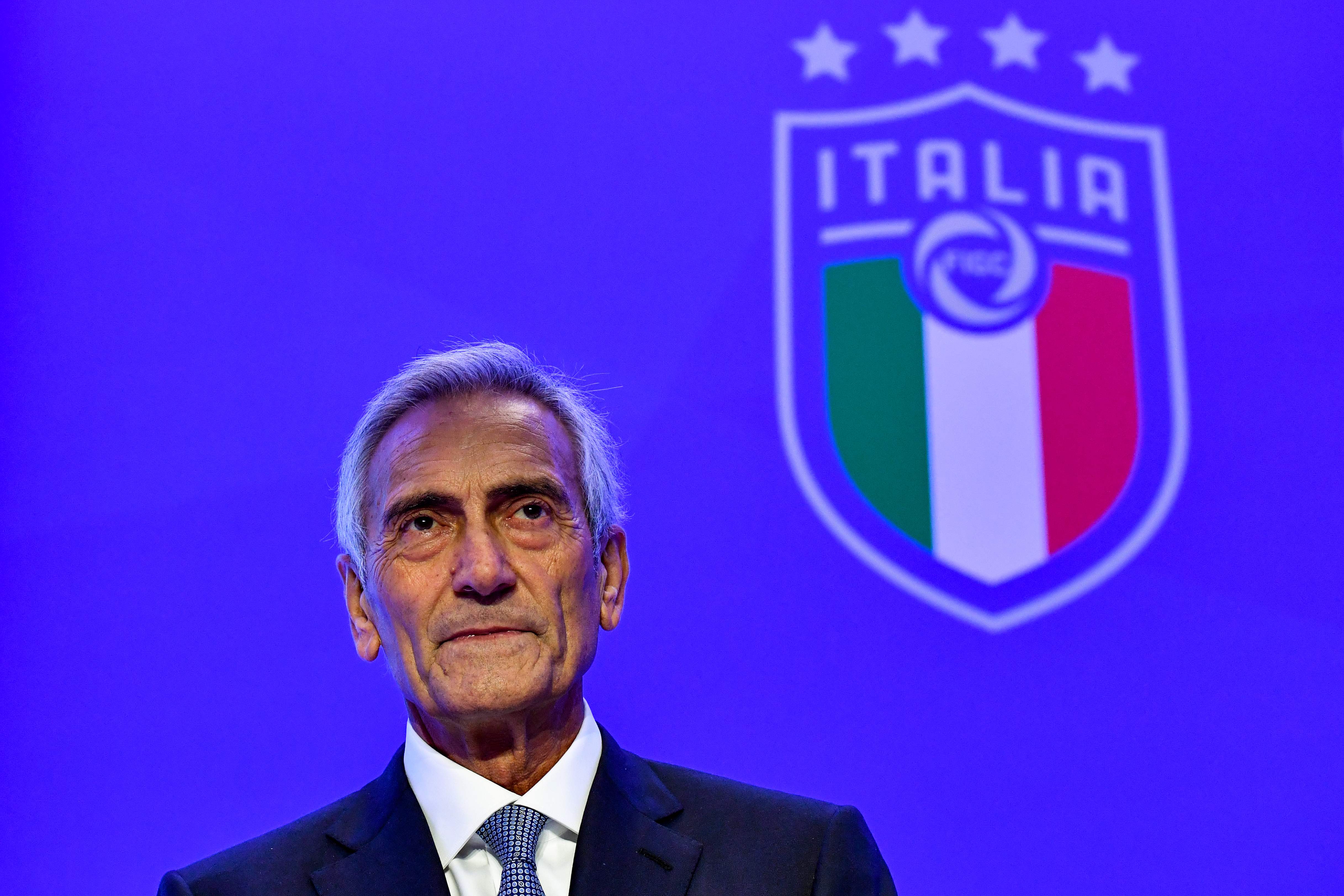 Presiden FIGC Gabriele Gravina