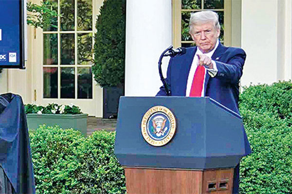 AS Salahkan Tiongkok soal Covid-19