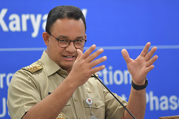Gubernur DKI Jakarta Anies Bawedan
