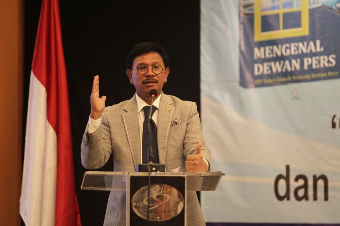 Menkominfo Johnny G Plate.