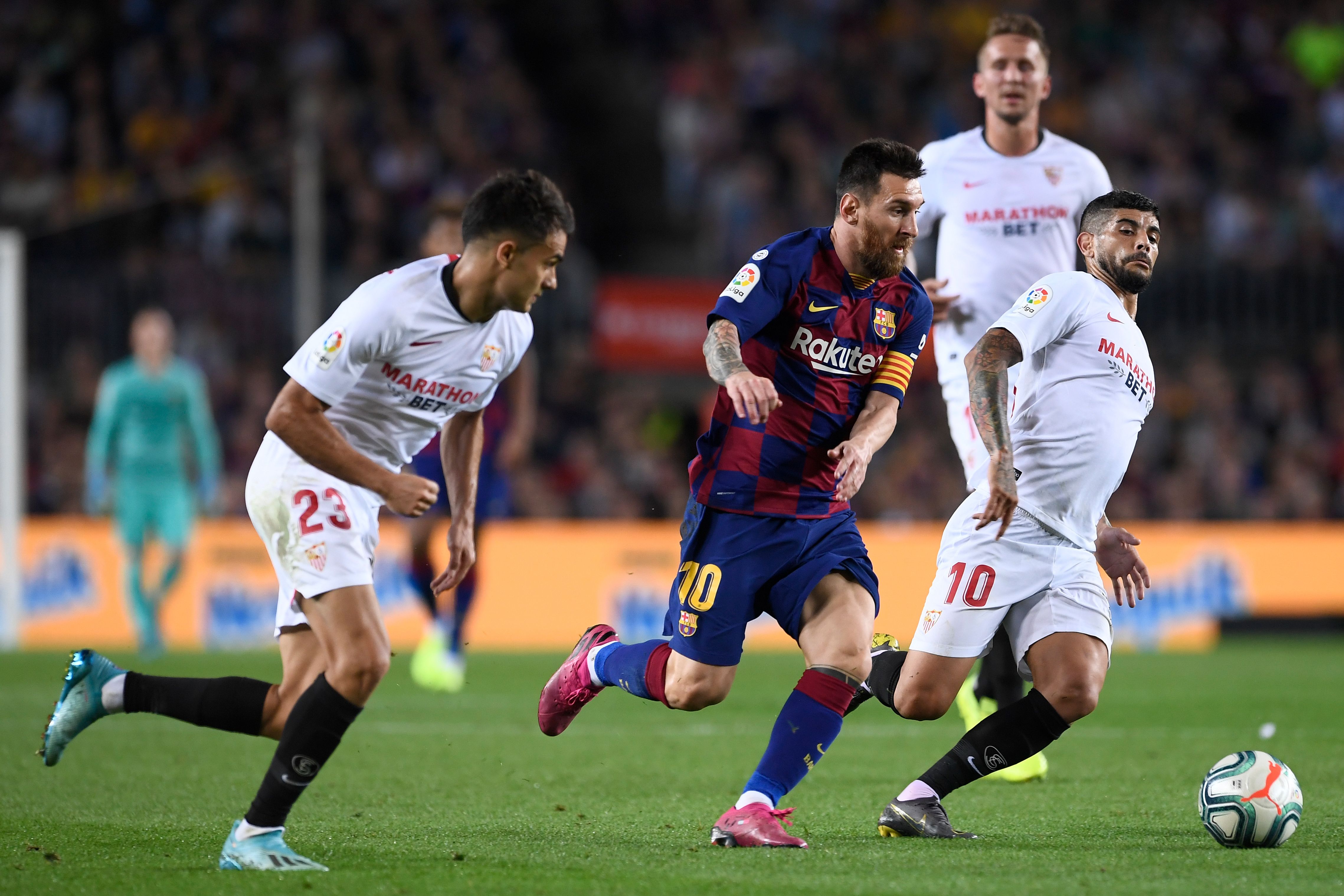 Laga La Liga antara Sevilla dan Barcelona