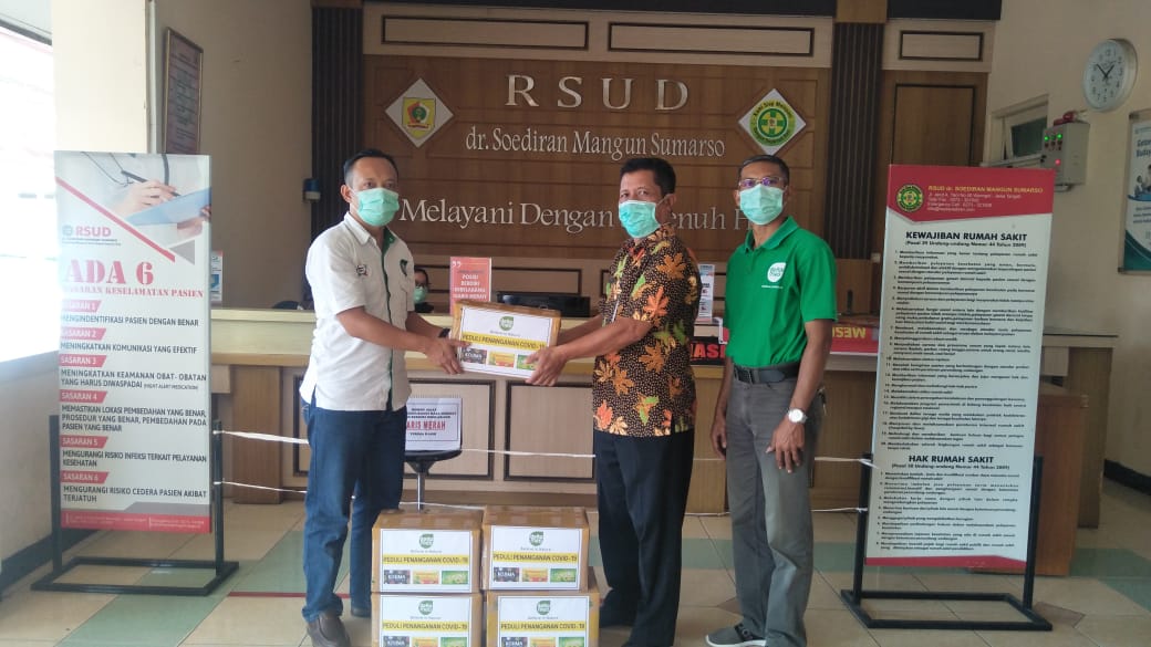 Bantuan untuk tenaga medis yang menangani pasien covid-19 terus berdatangan dari berbagai perusahaan.
