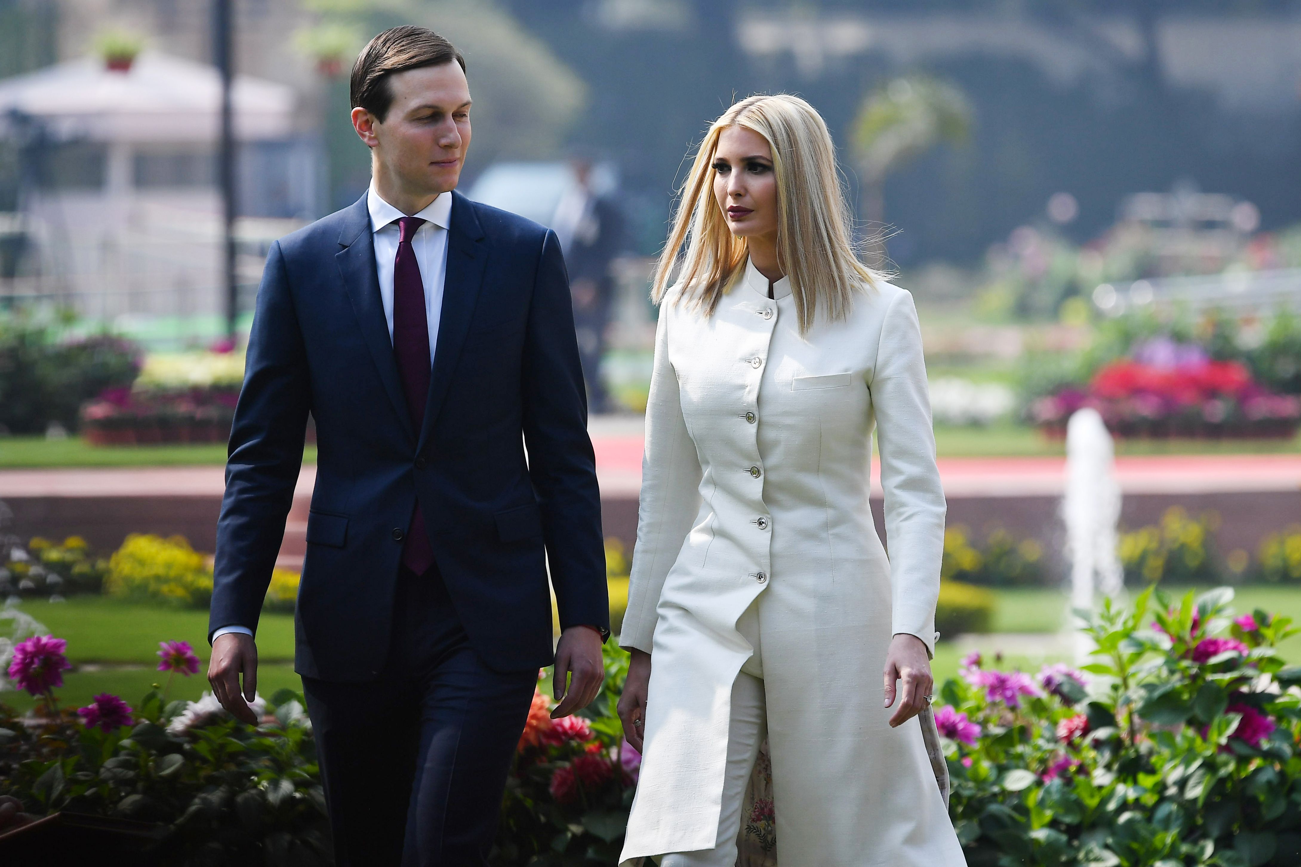 Putri Presiden AS Donald Trump, Ivanka Trump, dan suaminya, Jared Kushner.