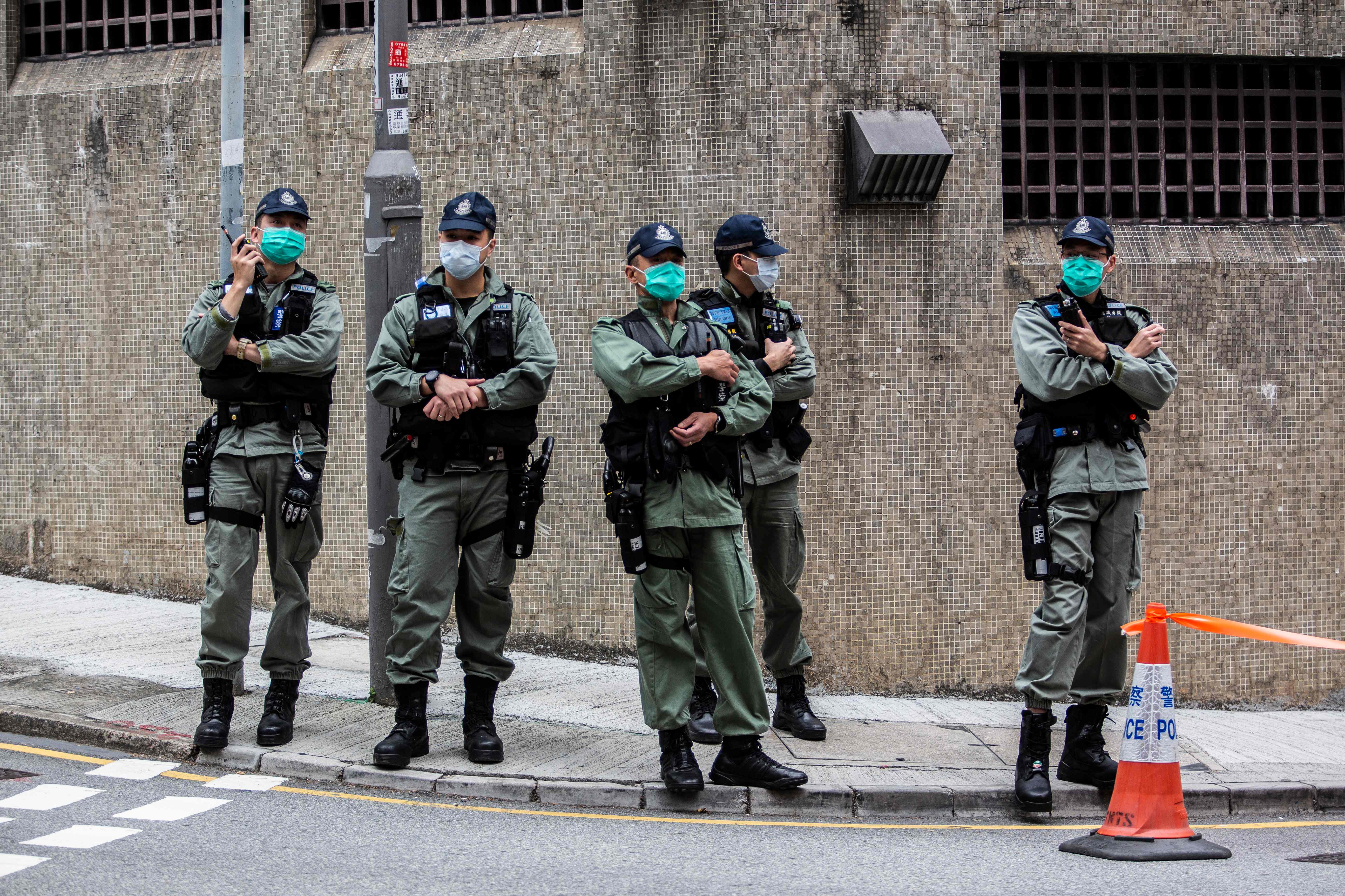 Ilustrasi--polisi Hong Kong