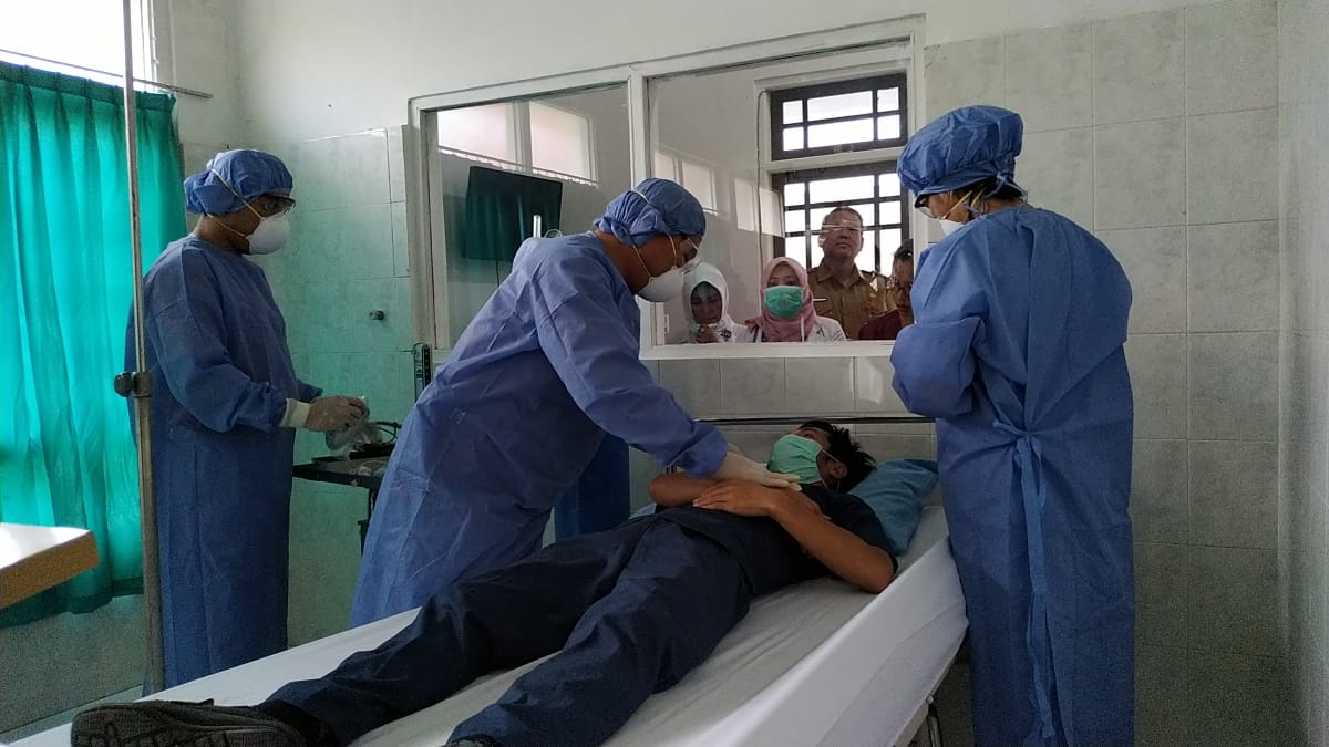 Ilustrasi pasien covid-19