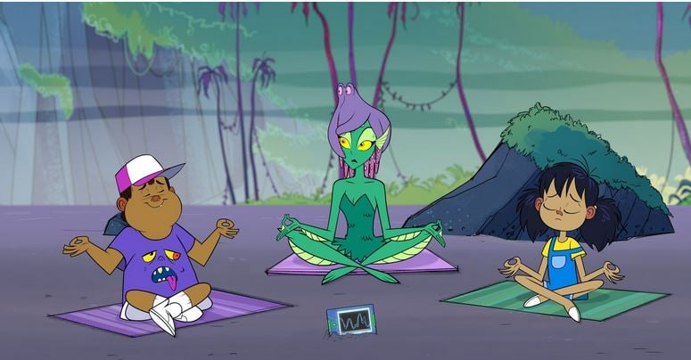 Cuplikan adegan serial Monster Beach