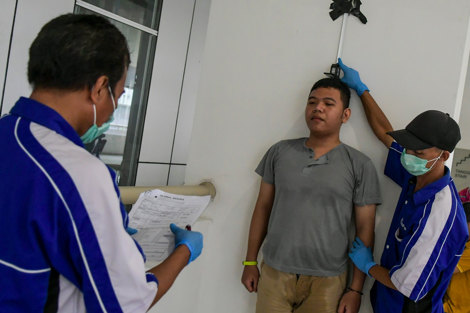 Proses seleksi relawan covid-19