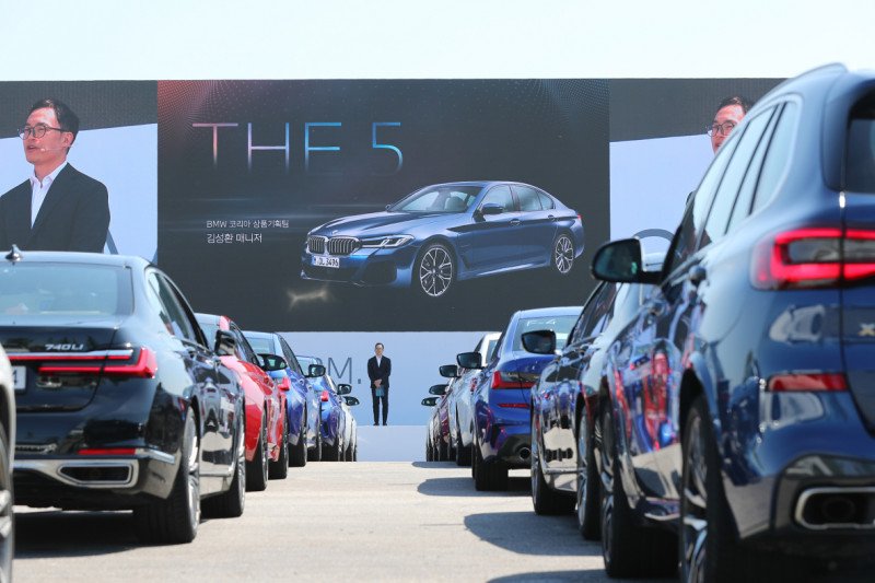 BMW Seri 5 dan 6 di Korea Selatan.