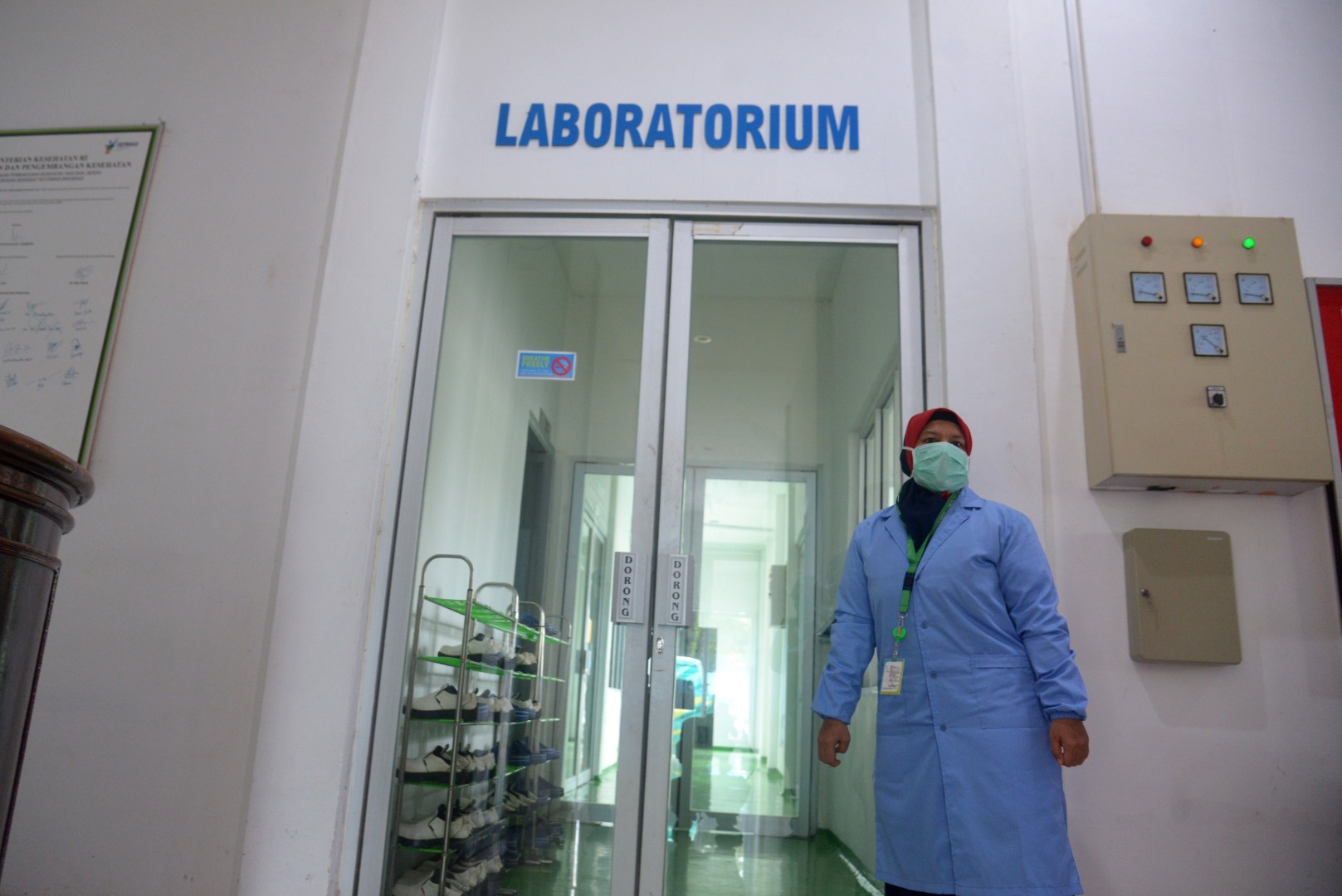 Laboratorium PCR di Unsyah Aceh diresmikan, Rabu (6/5), mampu mendeteksi 96 sampel swab dalam waktu sejam.