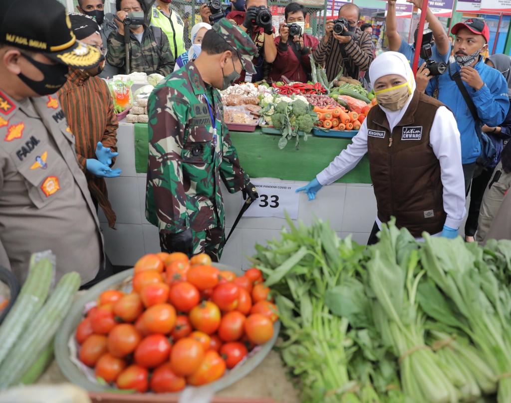 Khofifah menyampaikan bahwa skema pelaksanaan PSBB di Malang Raya sudah dipresentasikan kepada jajaran Forkopimda.