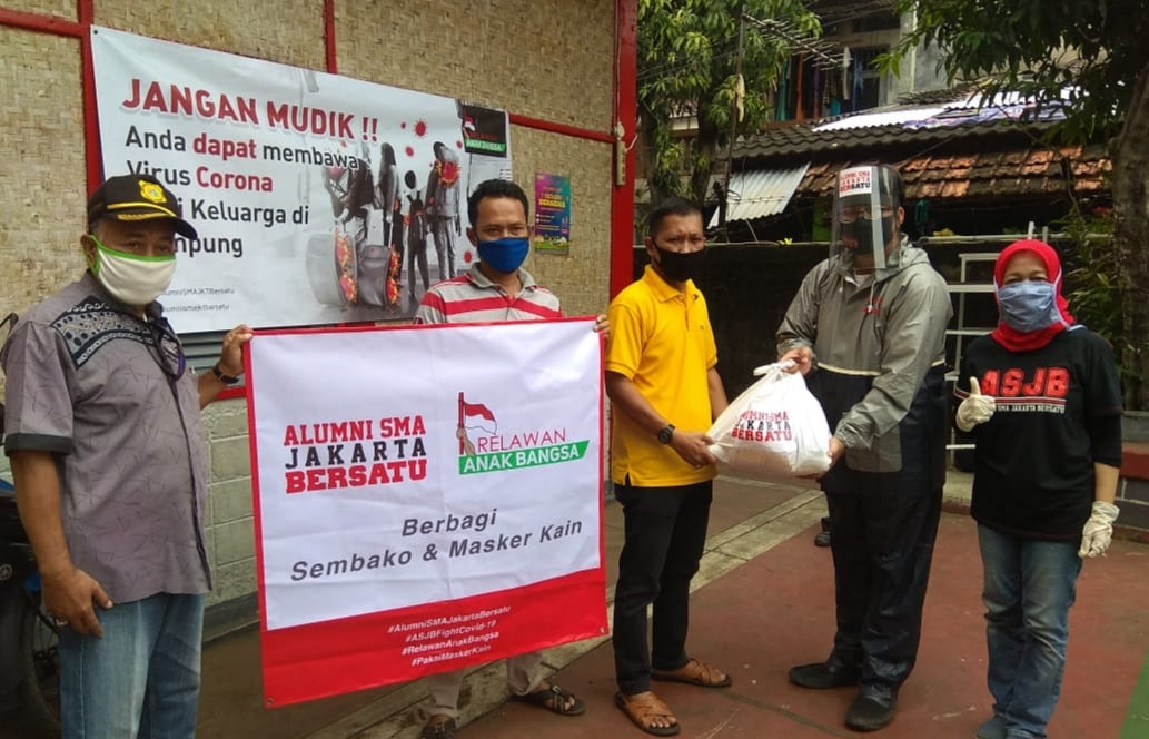 Donasi dari ASJB untuk warga terdampak covid-19