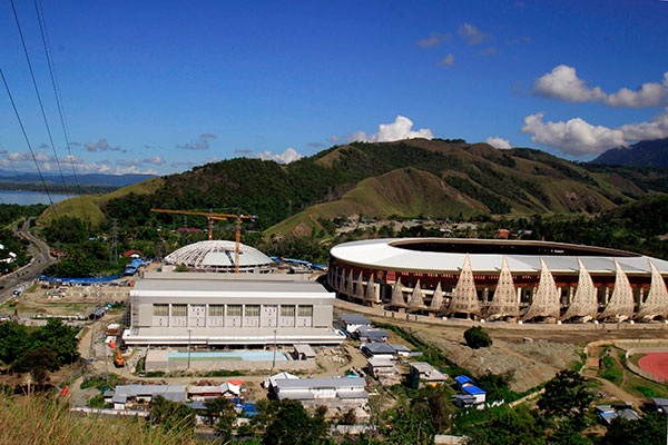 Salah satu venue PON di Papua