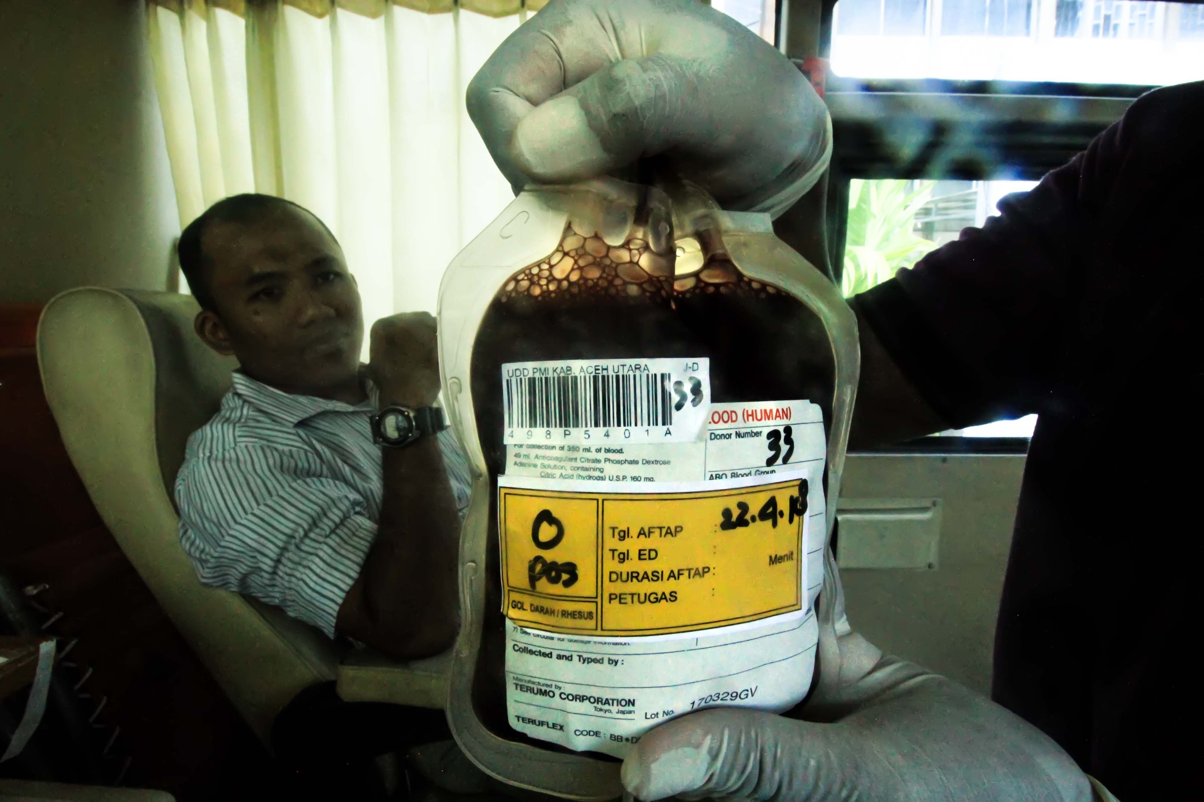 Ilustrasi donor darah