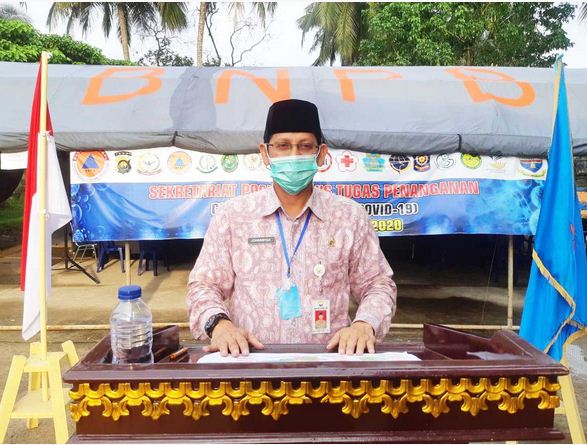 Juru Bicara Gugus Tugas Percepatan Penanganan Covid-19 Provinsi Jambi Johansyah. 