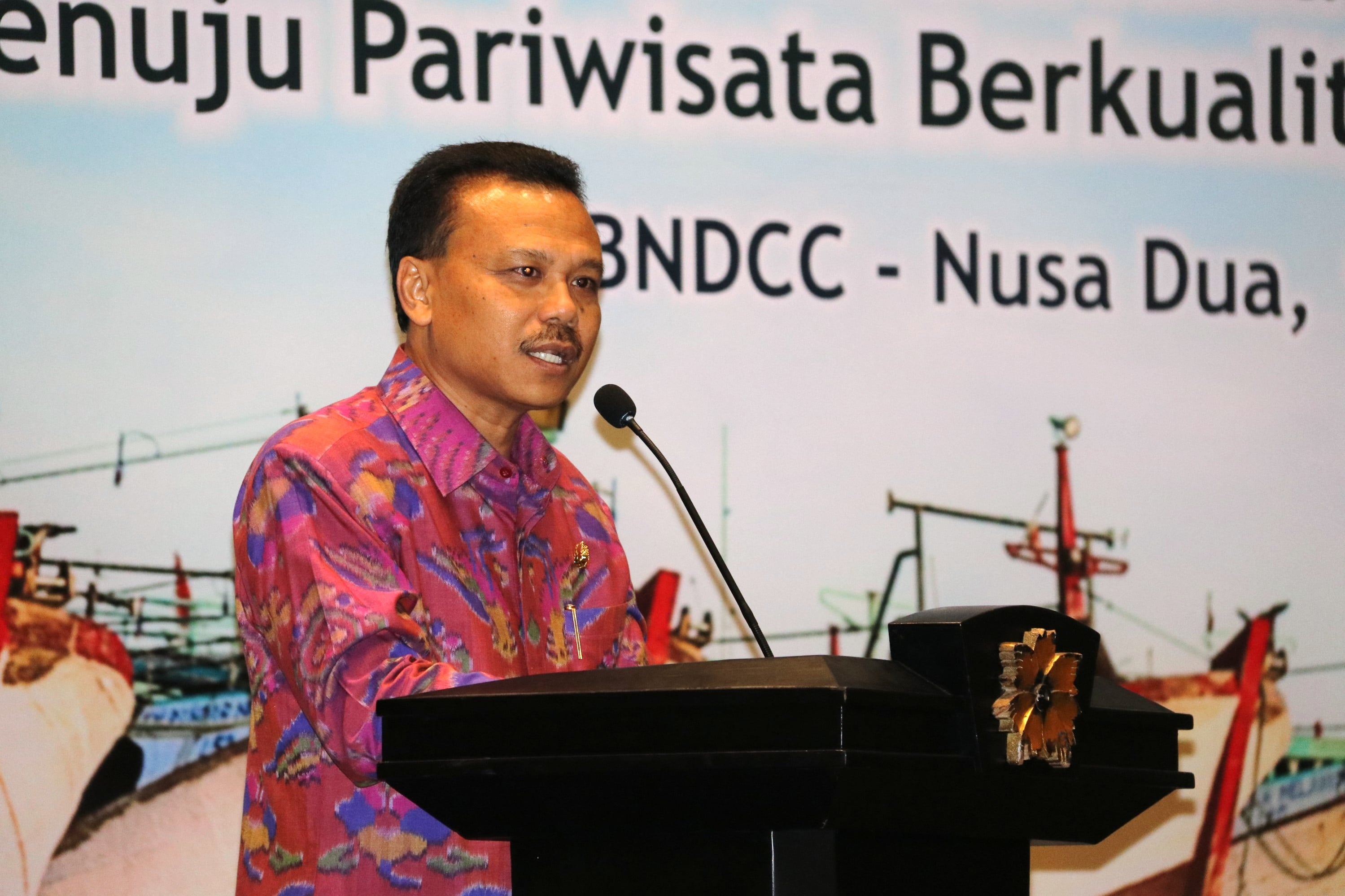 Ketua Harian Gugus Tugas Percepatan Penanganan Covid19 Provinsi Bali Dewa Made Indra.