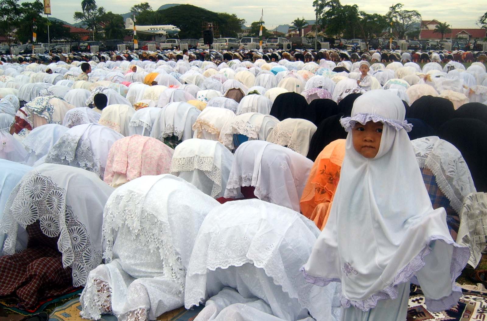 Ilustrasi Salat Id di Kota Banda Aceh 