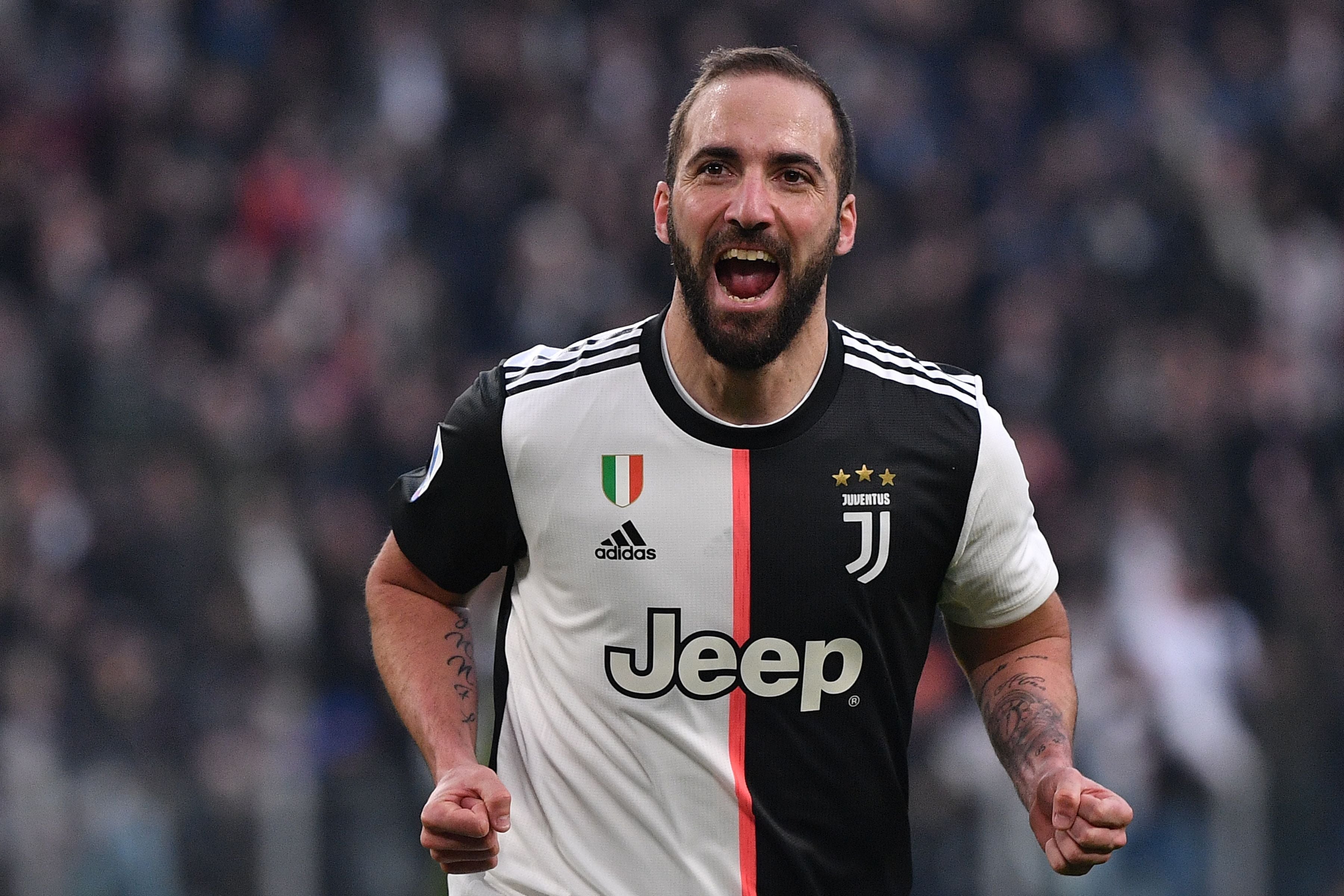 Pemain Juventus asal Argentina, Gonzalo Higuain.
