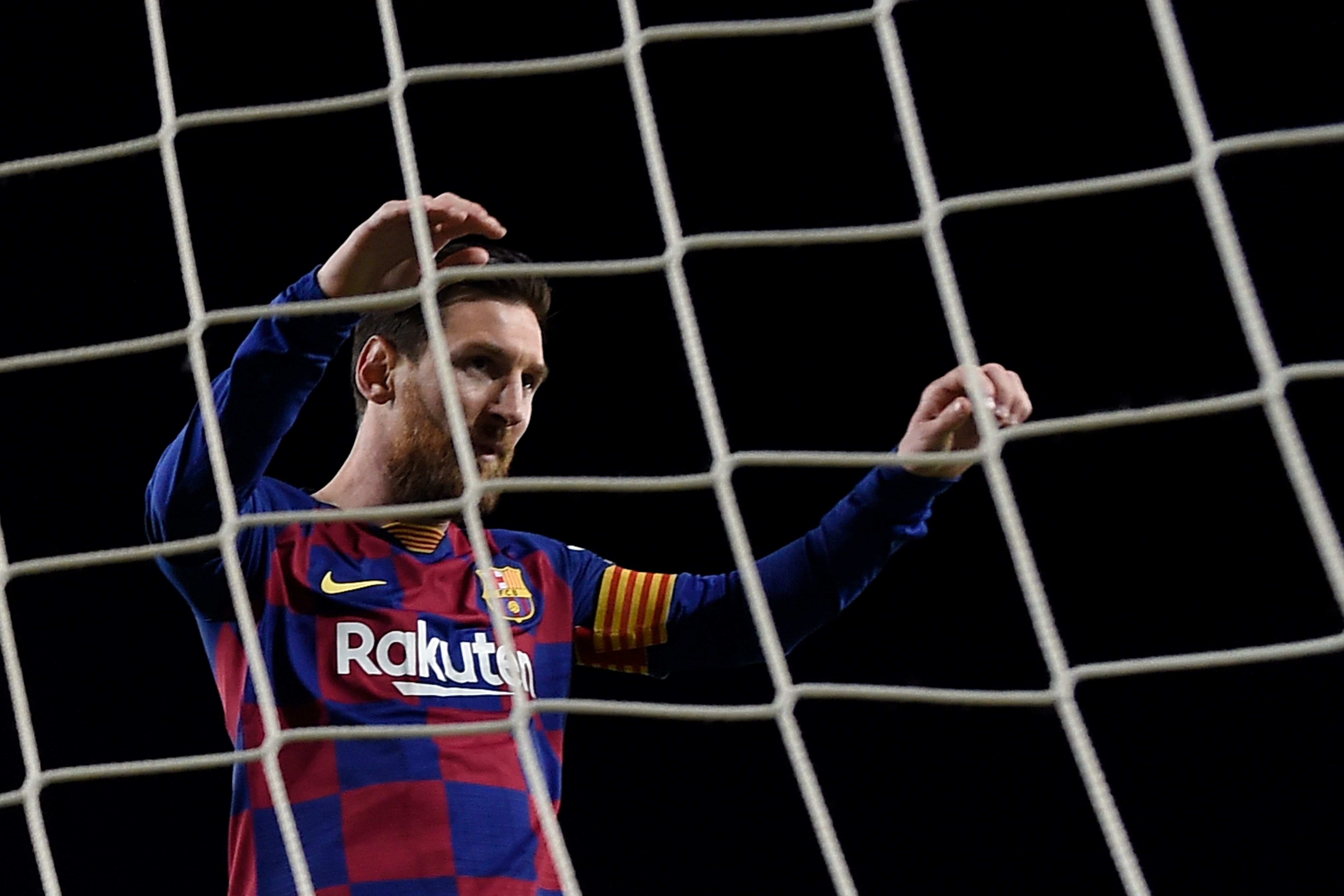 Penyerang Barcelona Lionel Messi