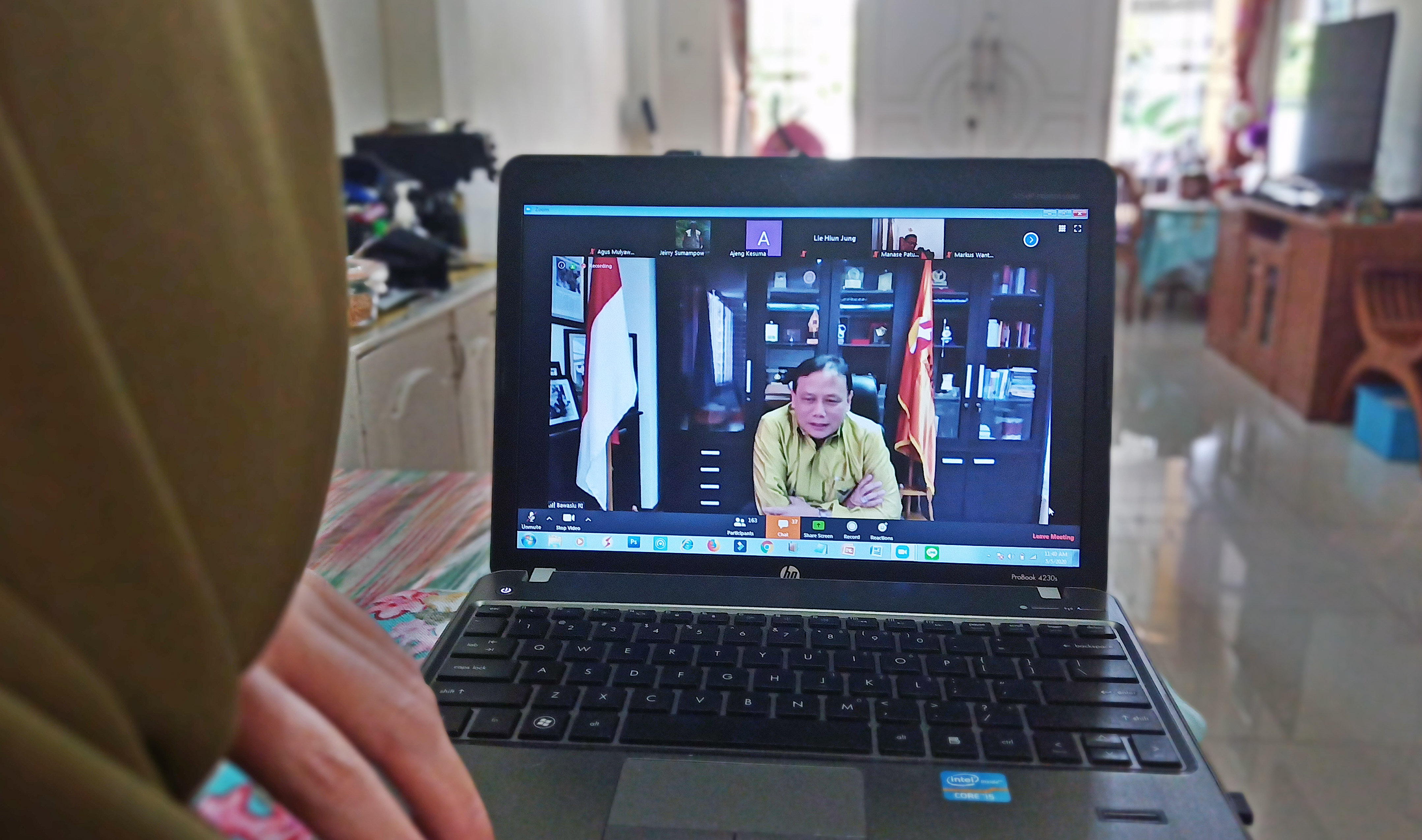 Ketua Badan Pengawas Pemilihan Umum, Abhan.