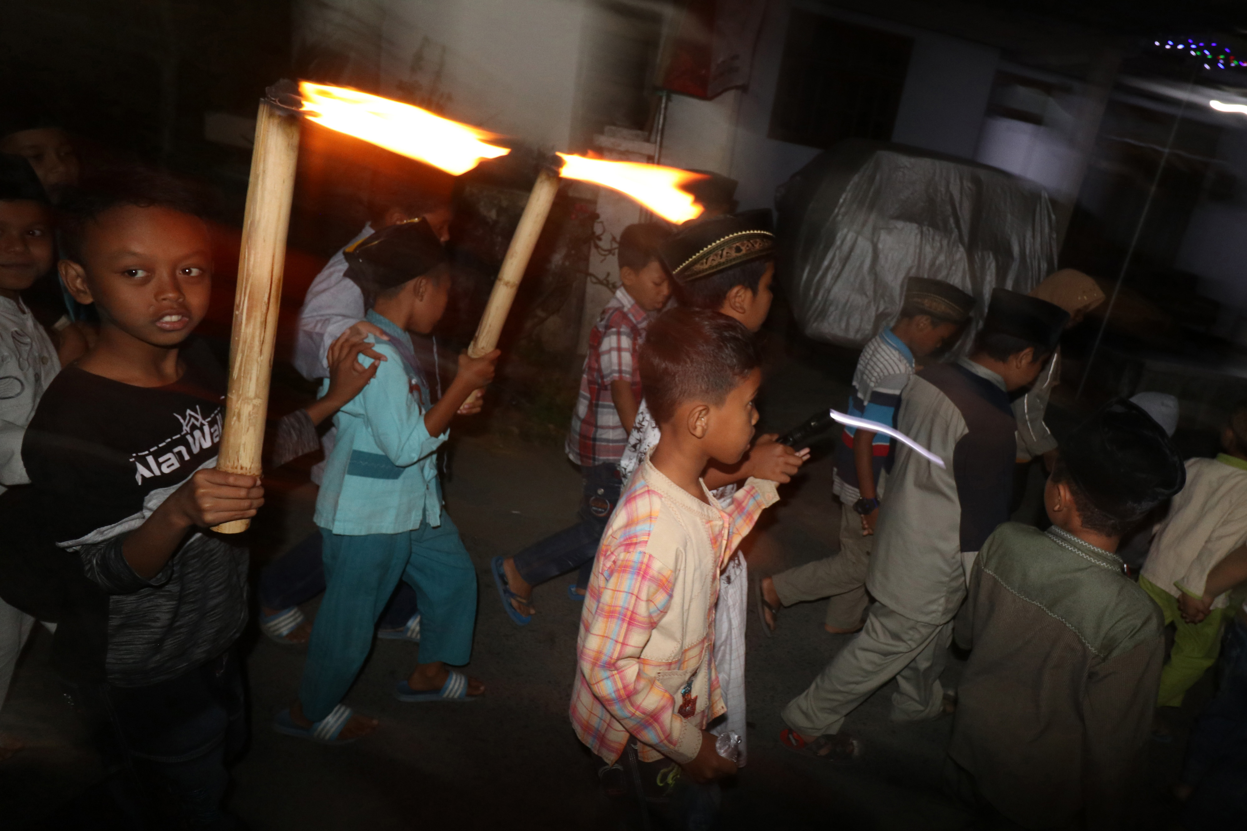 Ilustrasi takbir keliling