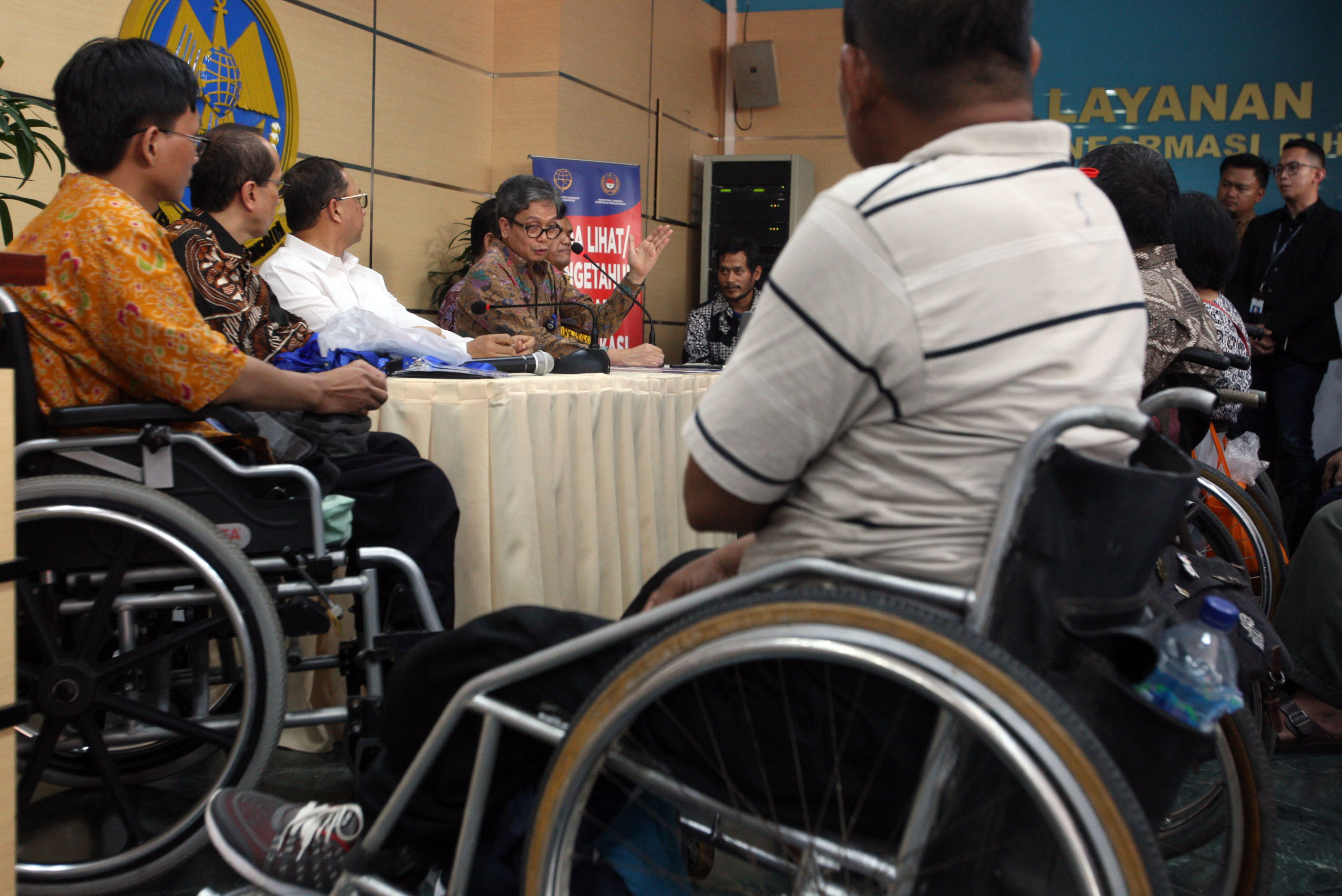 Ilustrasi penyandang disabilitas