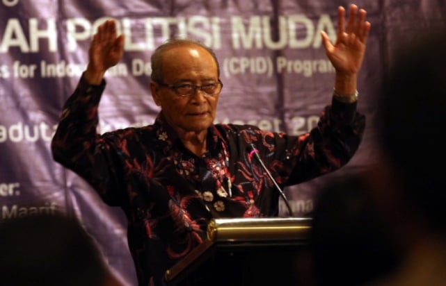 Anggota  Dewan Pengarah BPIP, Buya Syafii Ma’arif.