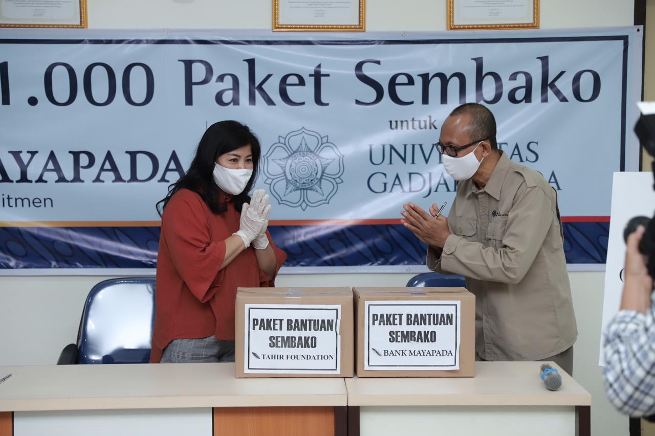 UGM terima bantuan 1.000 paket sembako dari Bank Mayapada