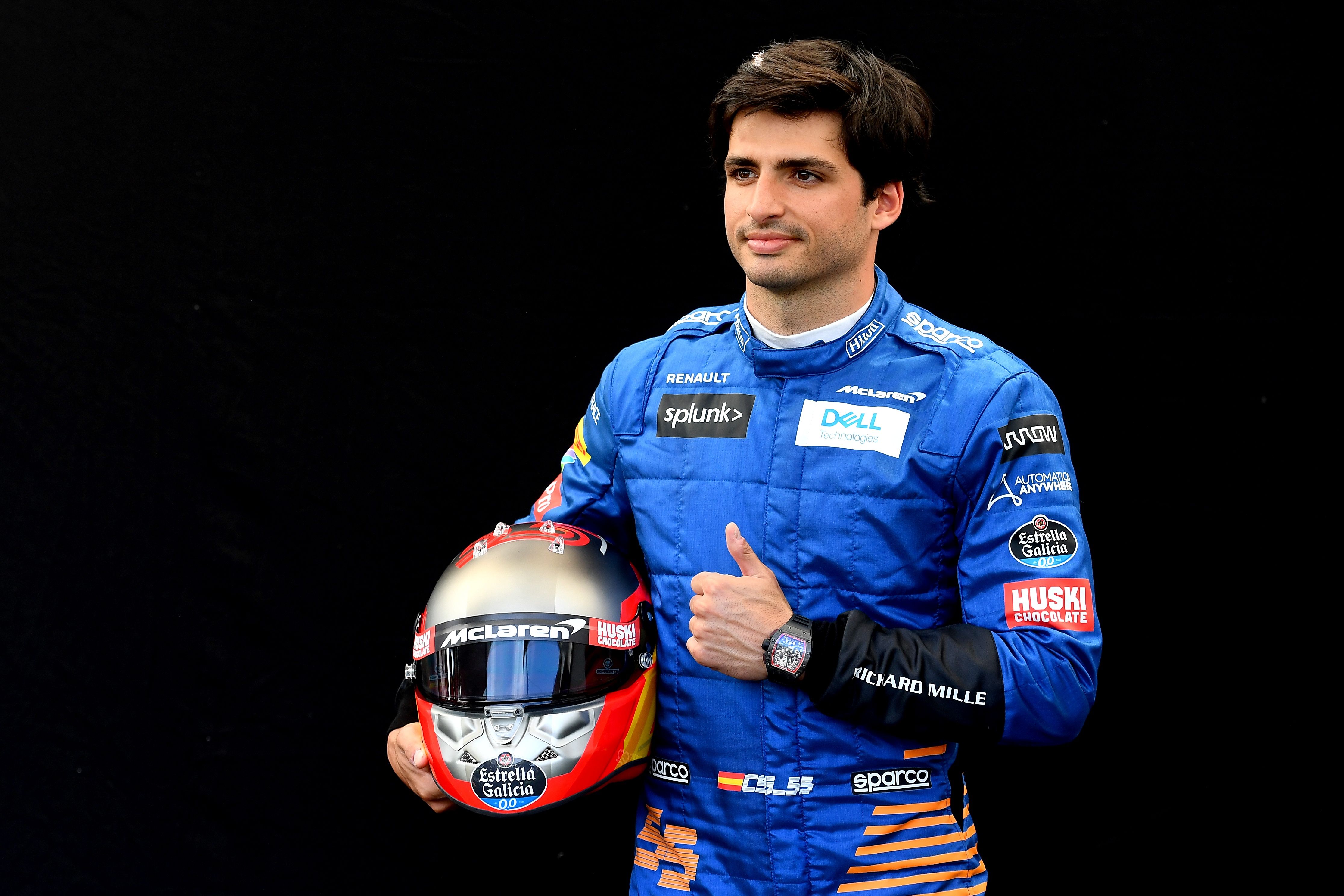 Pembalap McLaren Carlos Sainz