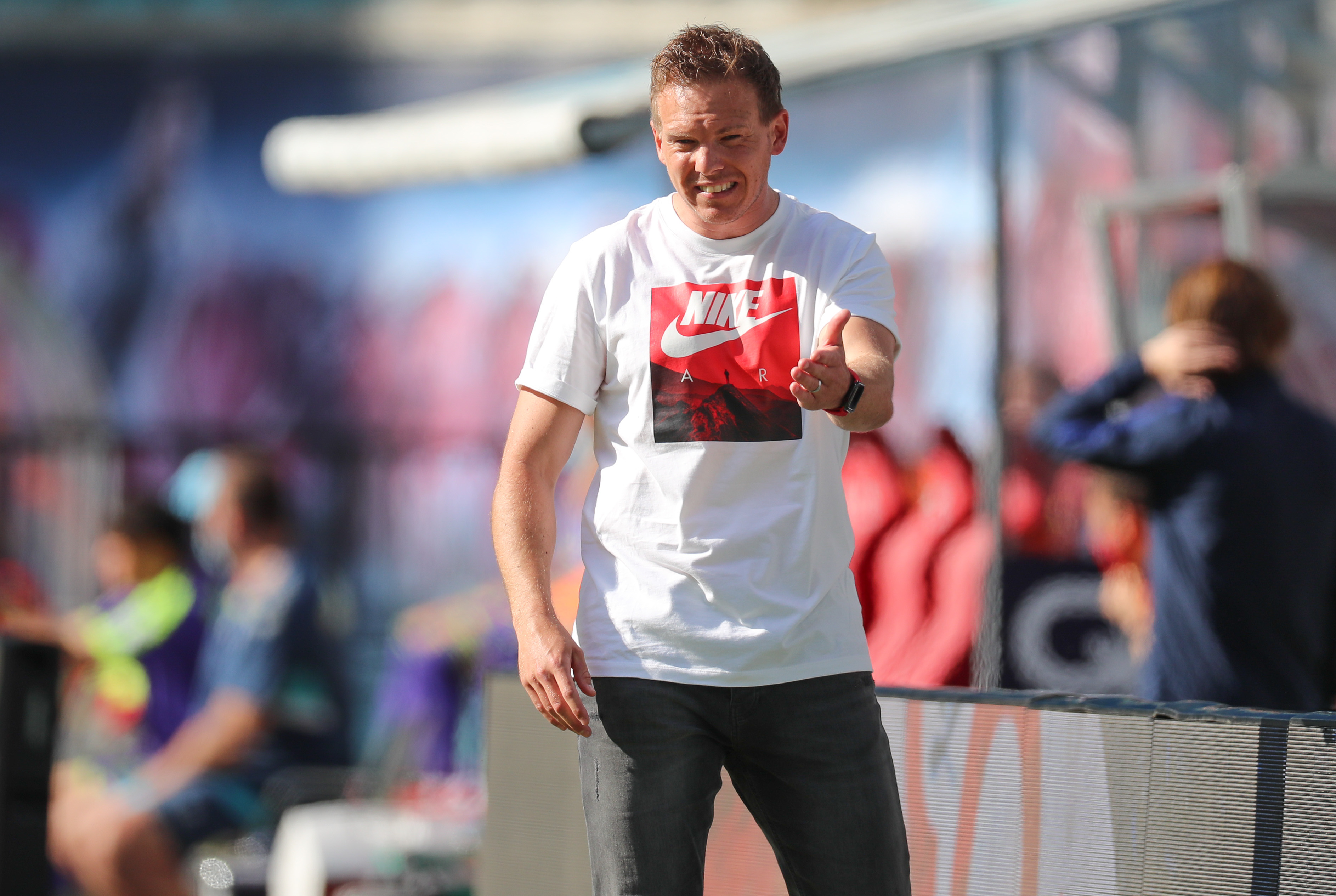 Pelatih RP Leipzig Julian Nagelsmann