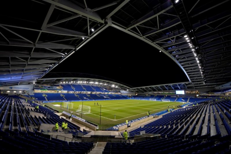 Stadion Amex yang menjadi markas Brighton & Hove Albion.