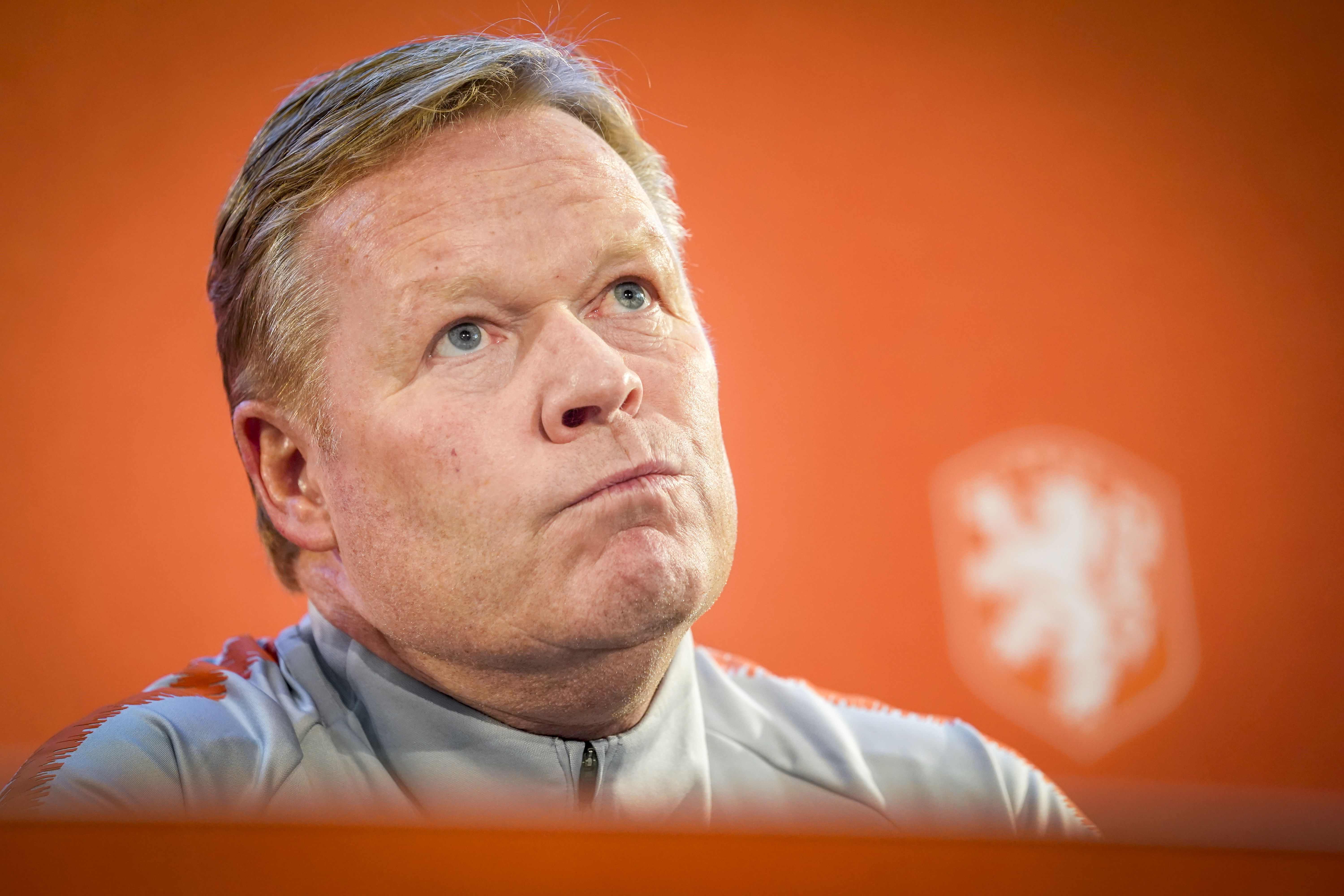 Pelatih timnas Belanda Ronald Koeman
