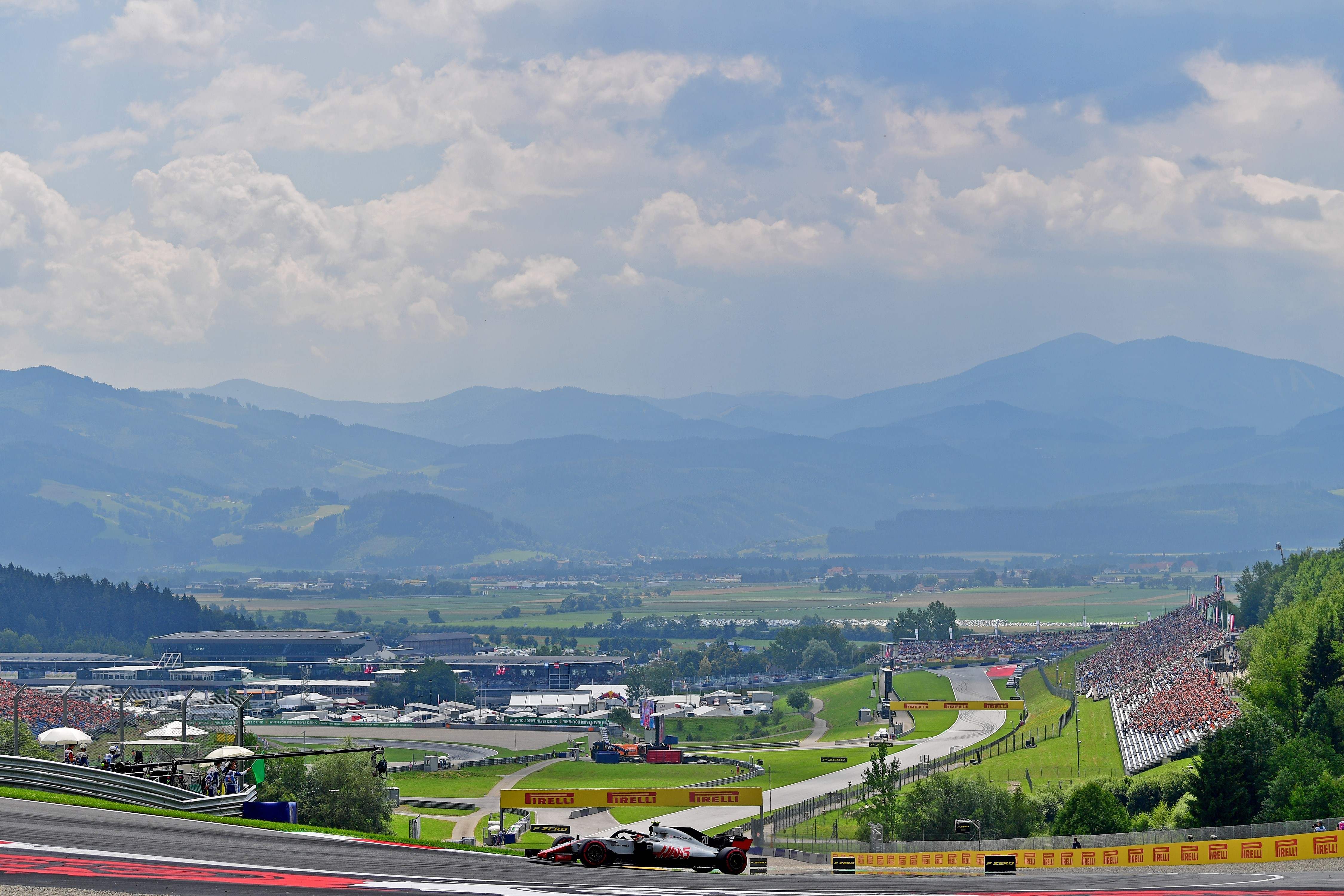 Sirkuit Spielberg, Austria, yang menjadi lokasi balapan Formula 1.