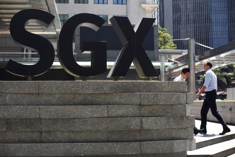 Ilustrasi: Bursa Saham Singapura.