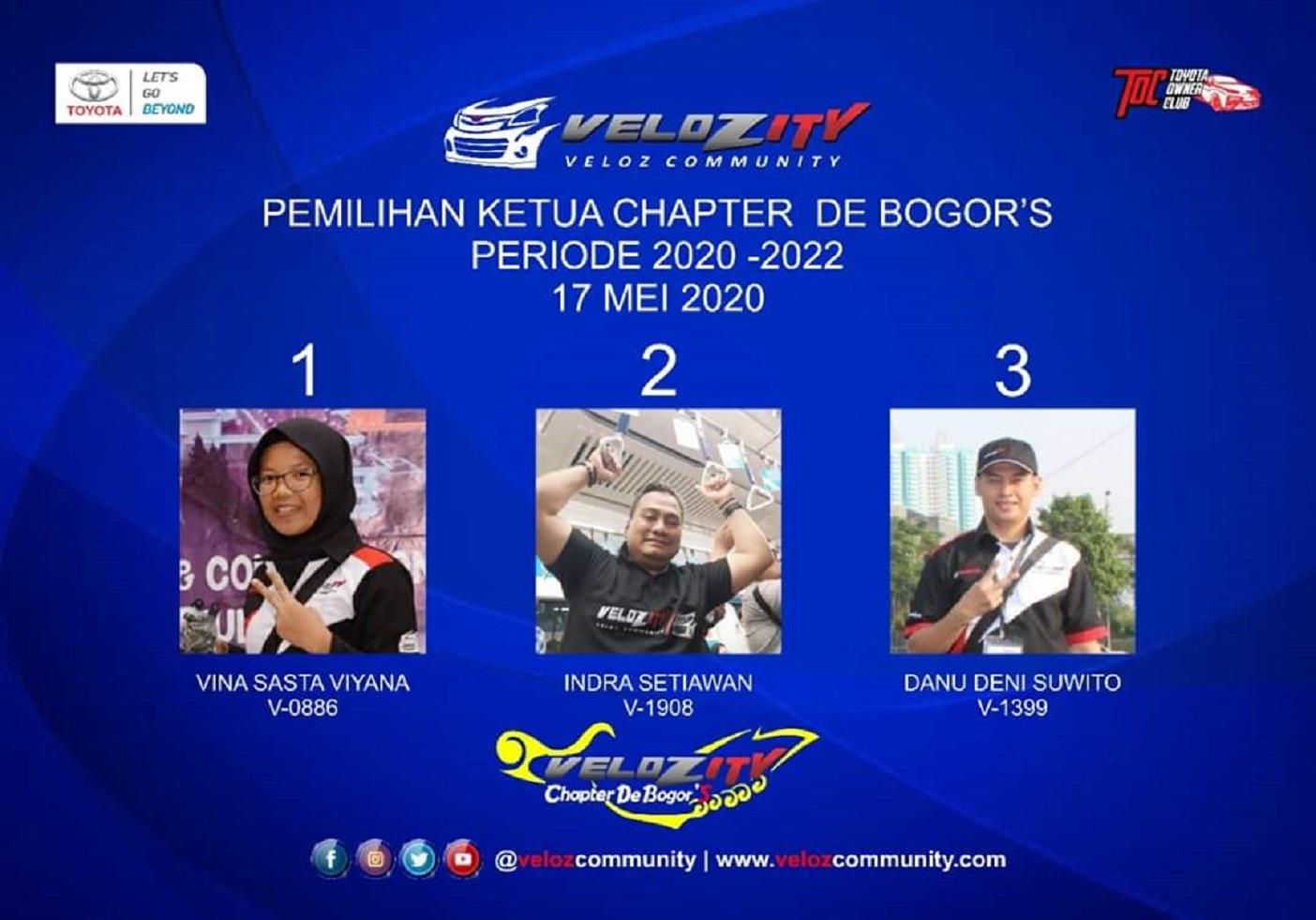 Muschap menetapkan Ketua Chapter terpilih Vina Sasta menggantikan Valentino.