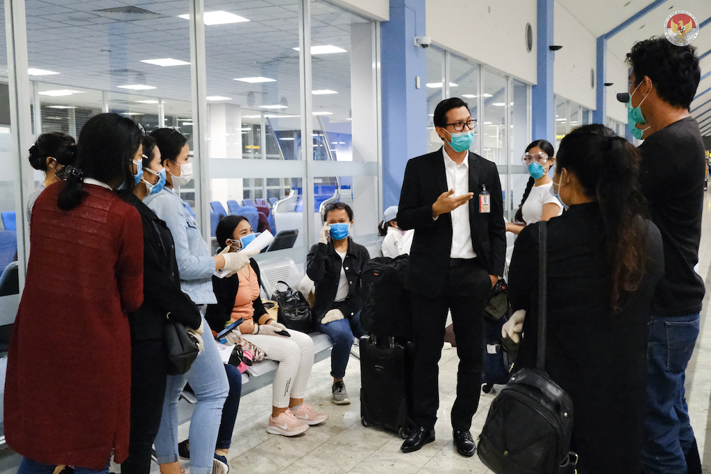 Pemulangan 347 WNI ke Indonesia.