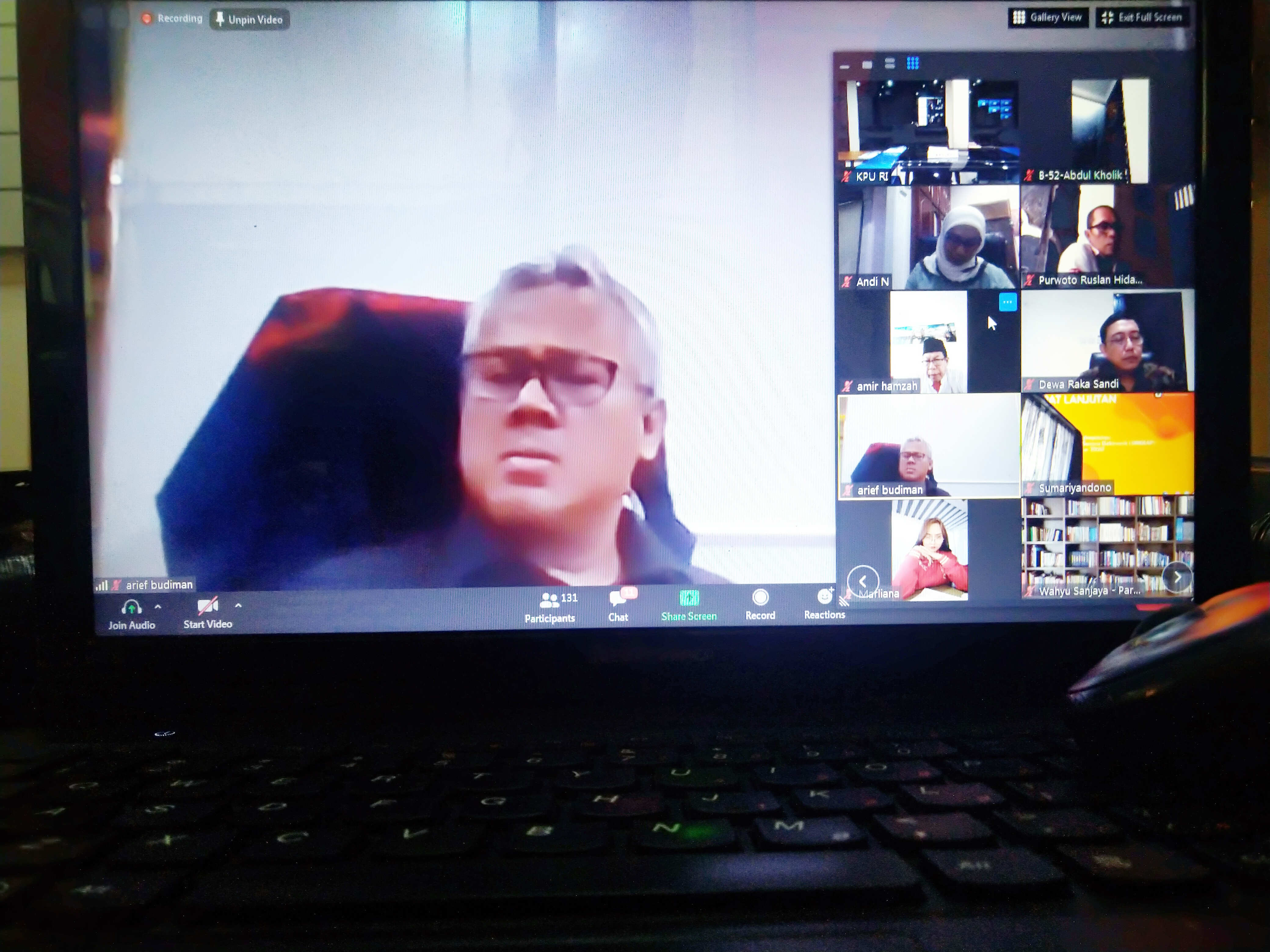 Ketua KPU RI Arief Budiman