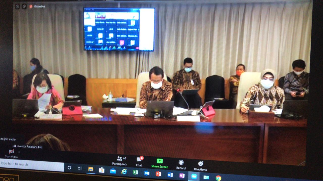 Paparan kinerja Kuartal 1/2020 BNI 