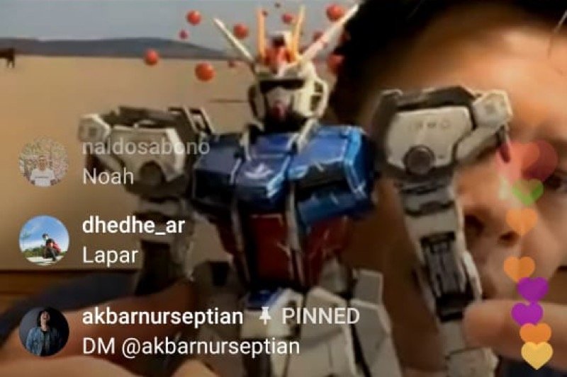 Ariel Noah dan gundam.